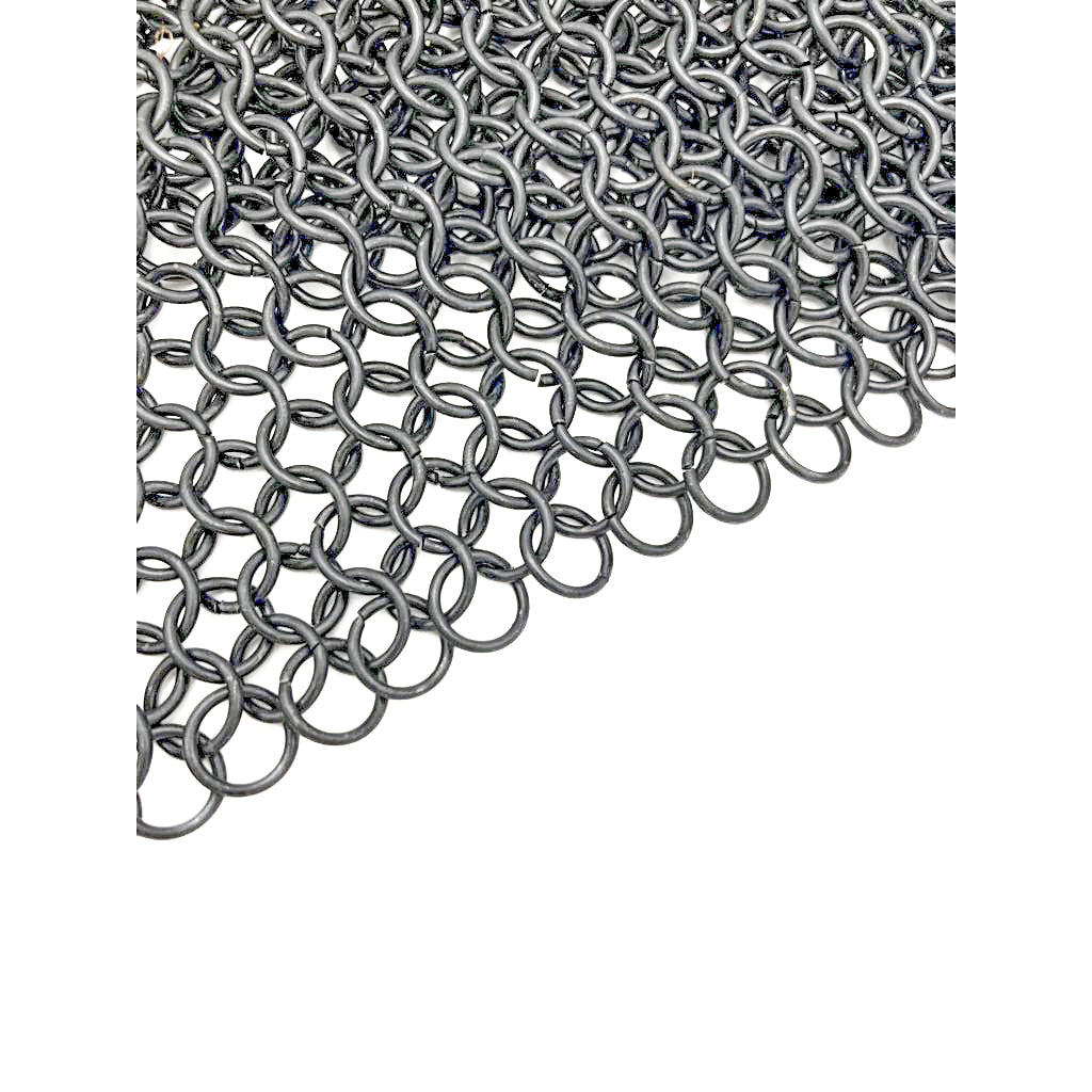 Kyrck Armour - Medieval Chain Mail Coif (butted steel) (Chainmail - Chain Mail Coif)