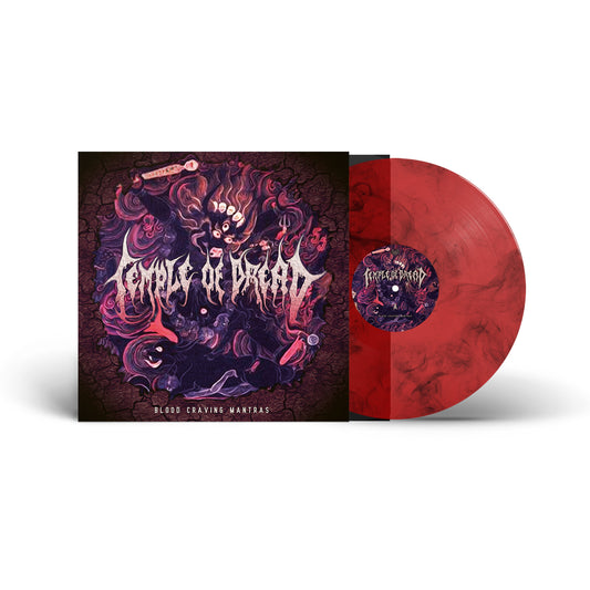 Temple Of Dread - Blood Craving Mantras (Vinyl LP - Red/Black Marble)