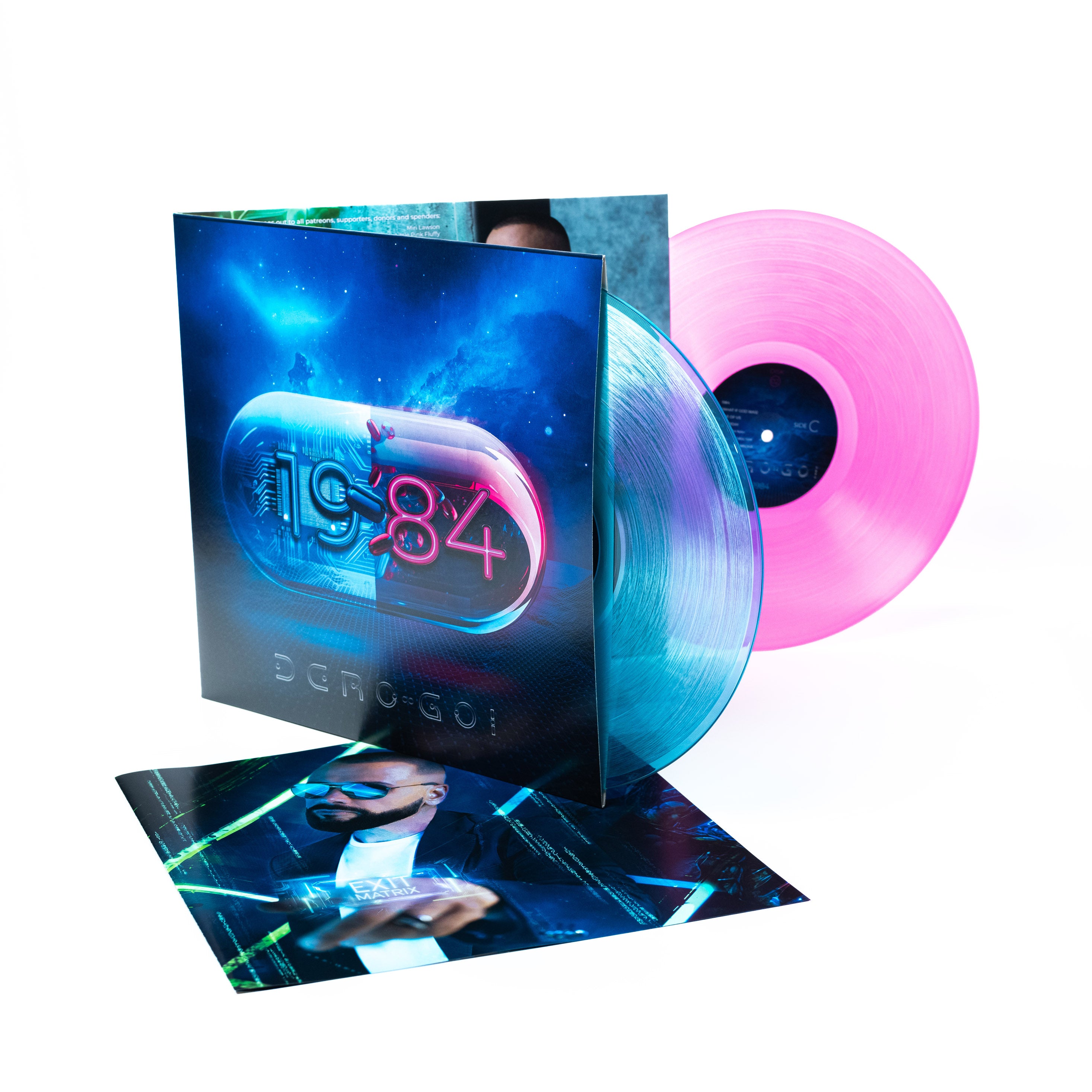 Dero Goi - 1984 (Vinyl 2-LP Gatefold - Curacao & Neon Pink)