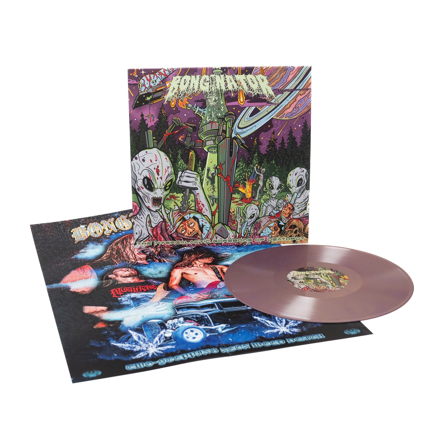 Bonginator - The Intergalactic Gorebong Of Deathpot (Vinyl LP - solid gold / solid purple marble)