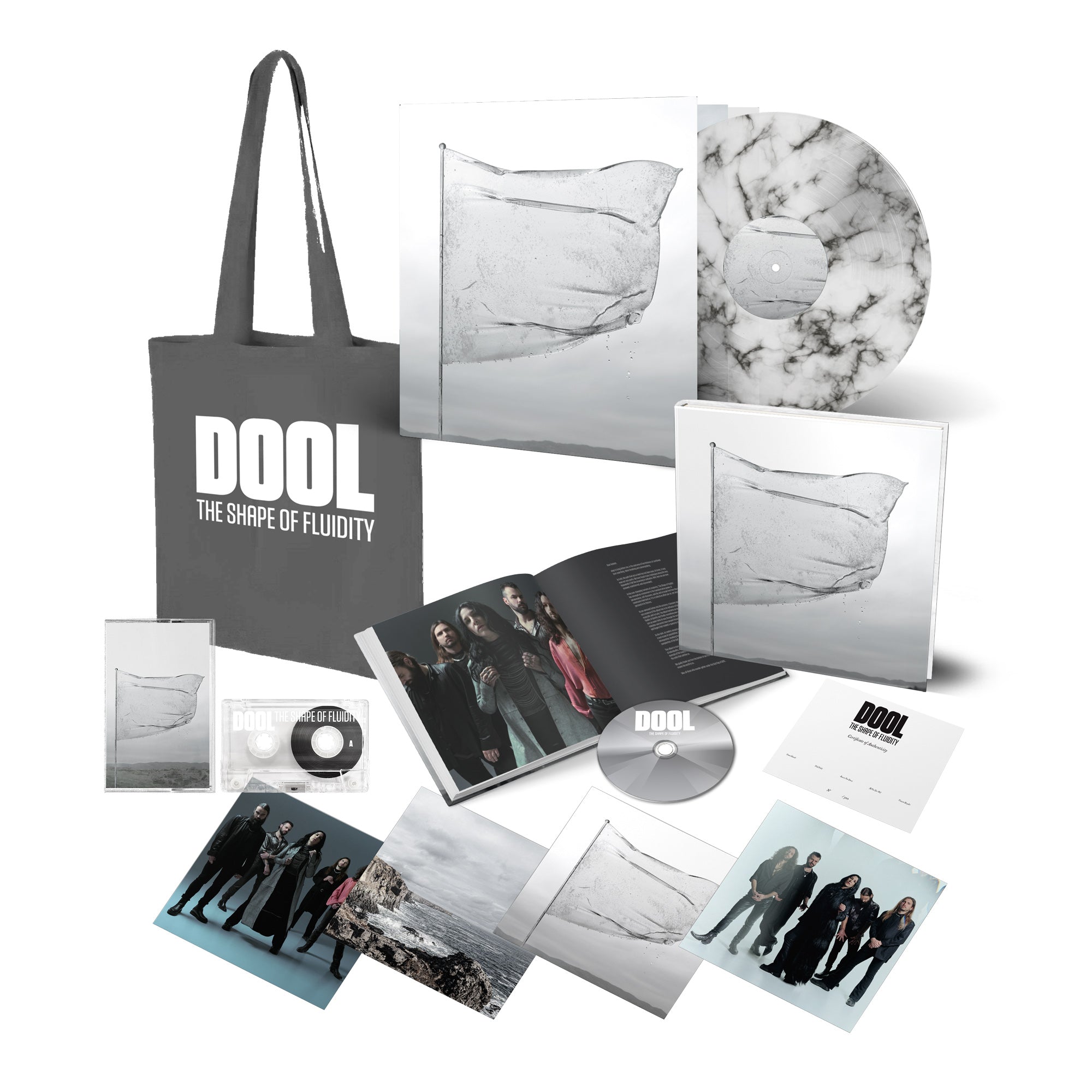 Dool - The Shape Of Fluidity (Bundle Vinyl - Bundle - Clear/Black Marble)