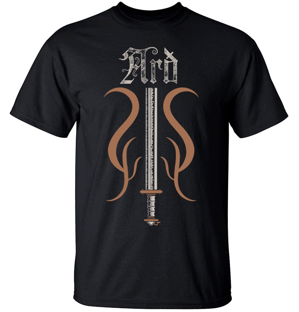 Arð - Sin tocar por el fuego (Camiseta negra)
