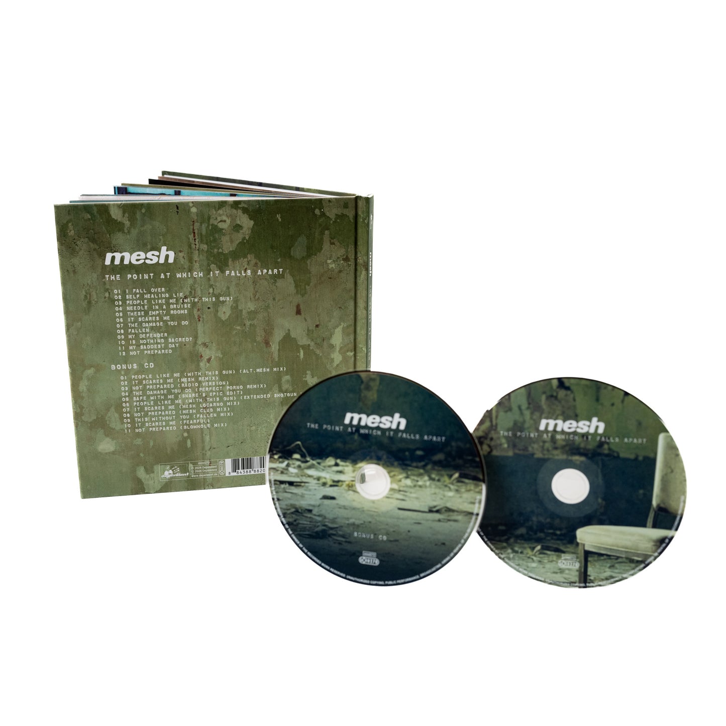 Mesh – Der Punkt, an dem es auseinanderfällt (Artbook – Buch 2-CD)
