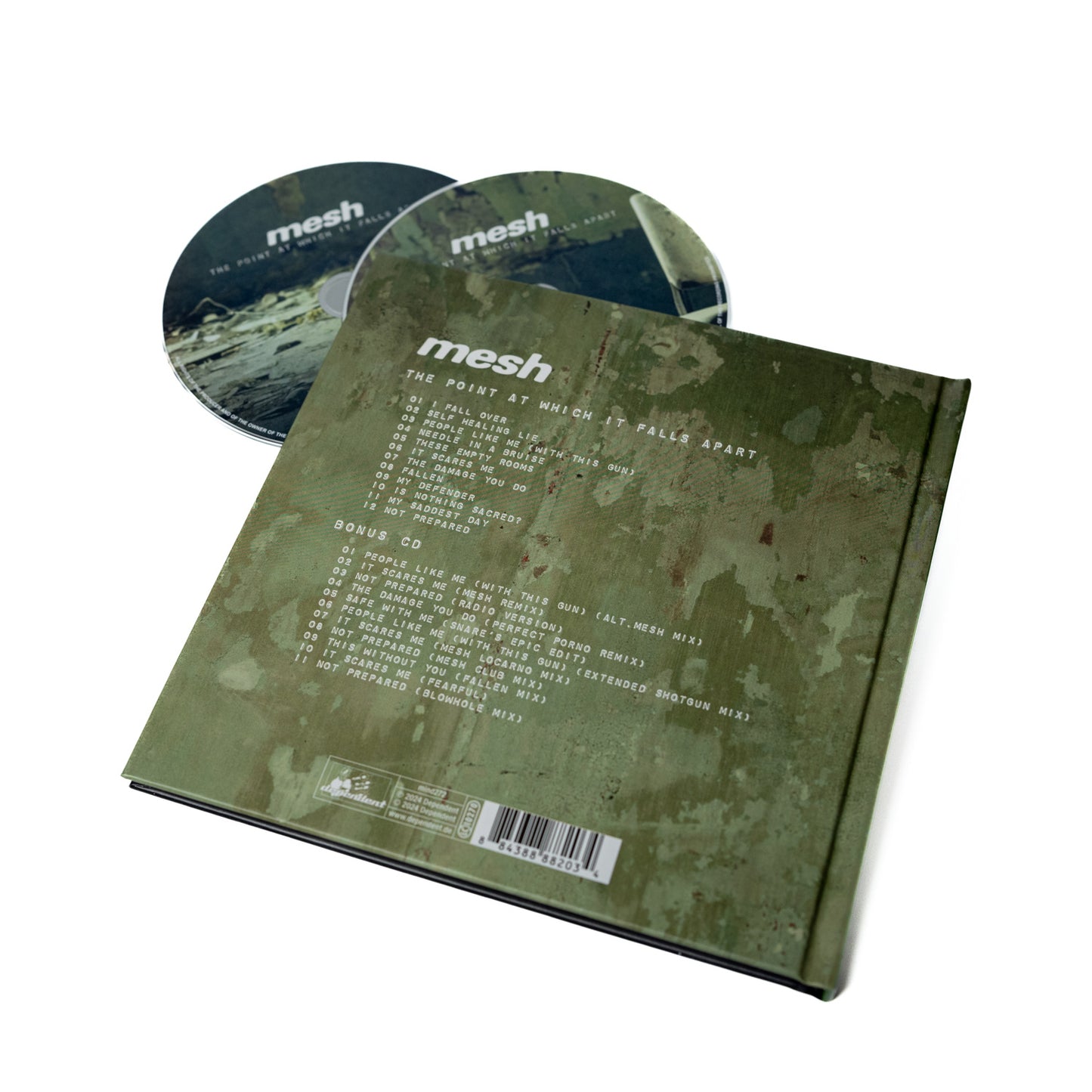 Mesh – Der Punkt, an dem es auseinanderfällt (Artbook – Buch 2-CD)