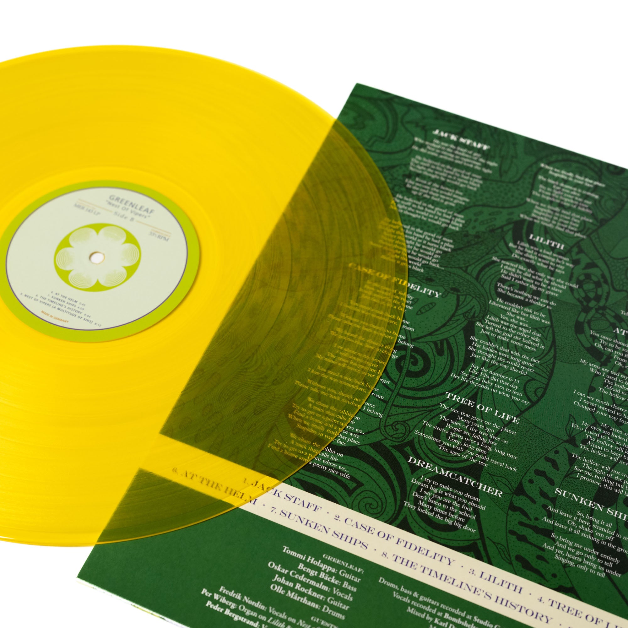 Greenleaf - Nest Of Vipers (Vinyl LP - Sun Yellow Transparent)