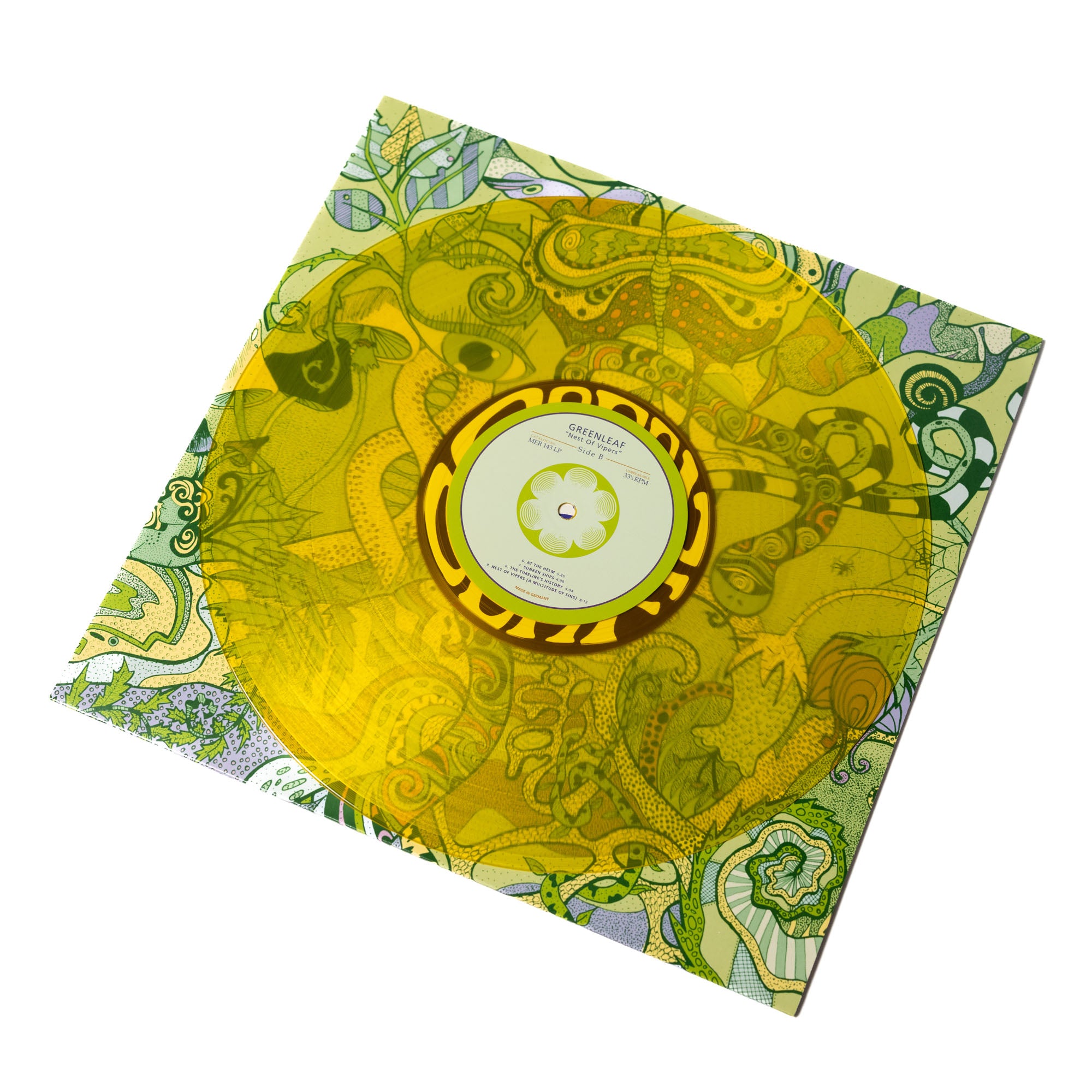 Greenleaf - Nest Of Vipers (Vinyl LP - Sun Yellow Transparent)