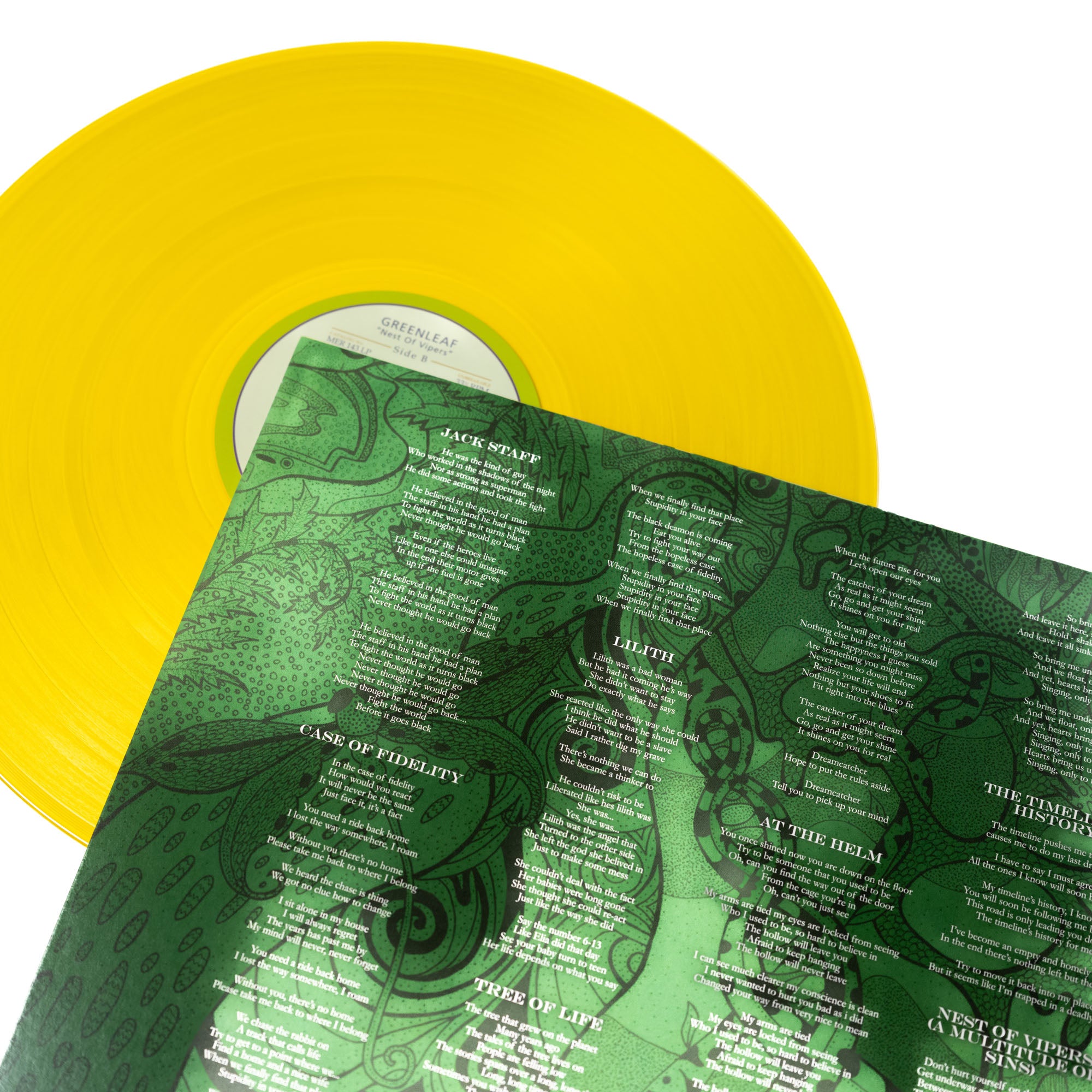 Greenleaf - Nest Of Vipers (Vinyl LP - Sun Yellow Transparent)