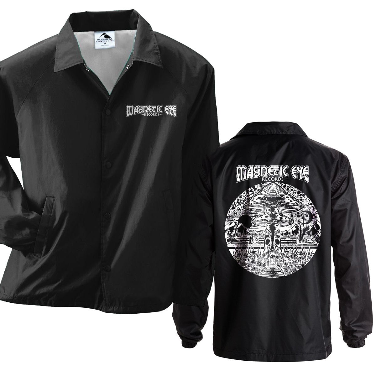 Magnetic Eye Records - Mushroom (Windbreaker - Black)