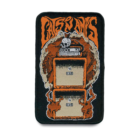 Cats On Amps – Orange Doom (Aufnäher)
