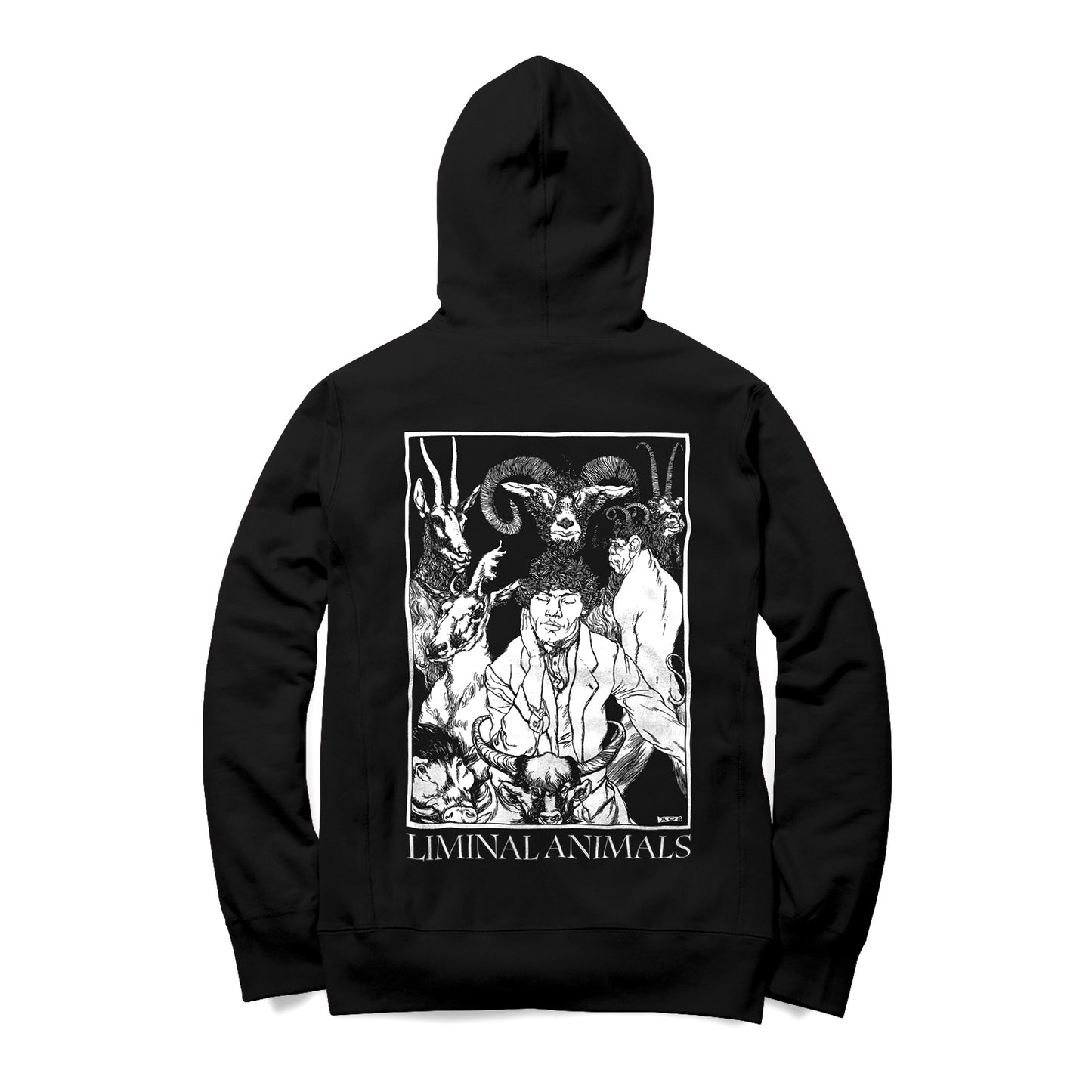 Ulver - Liminal Animals (Zip Hooded Sweater - black)