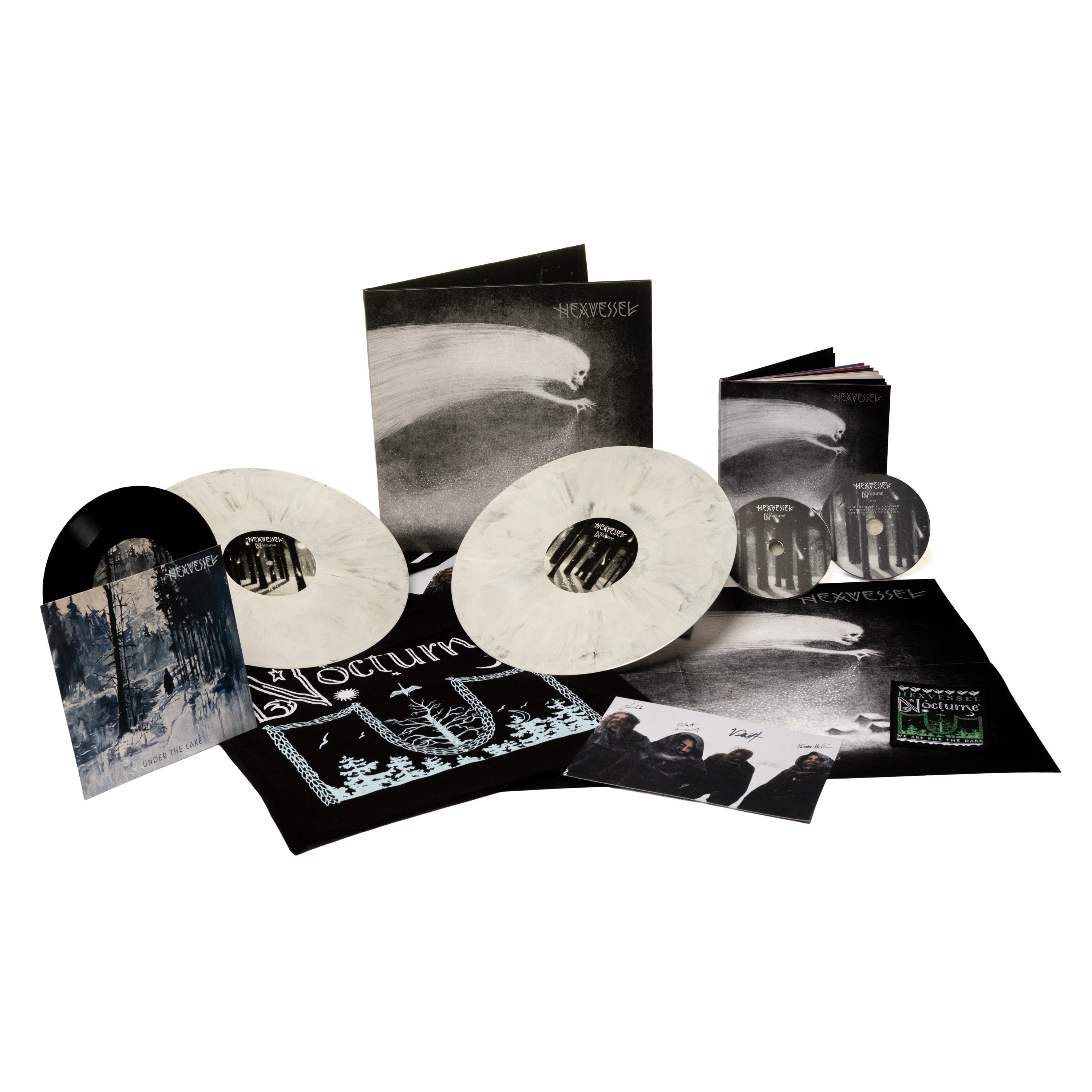 Hexvessel - Nocturne (Boxset / Bundle - Bundle - White/Black Marble)