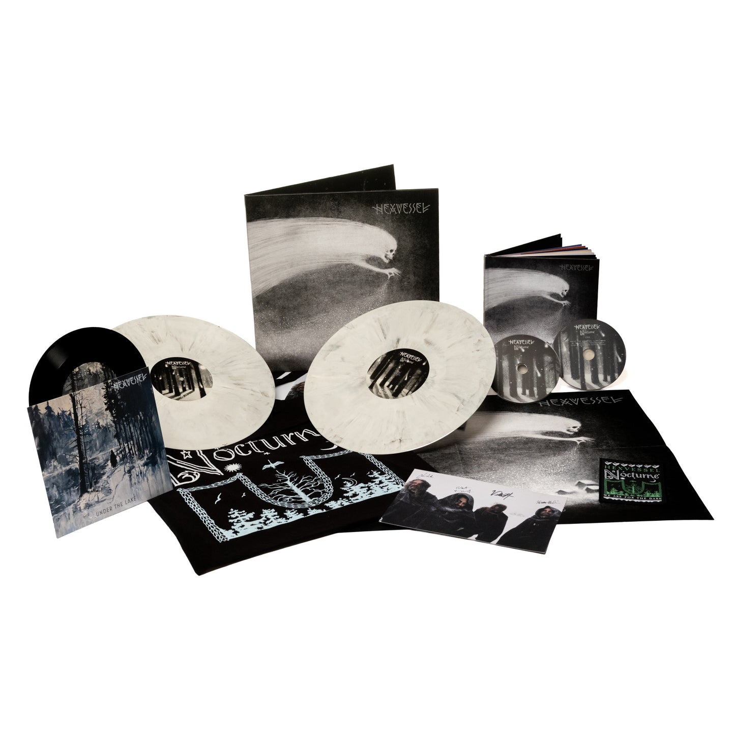 Hexvessel - Nocturne (Caja/Paquete - Mármol Blanco/Negro)