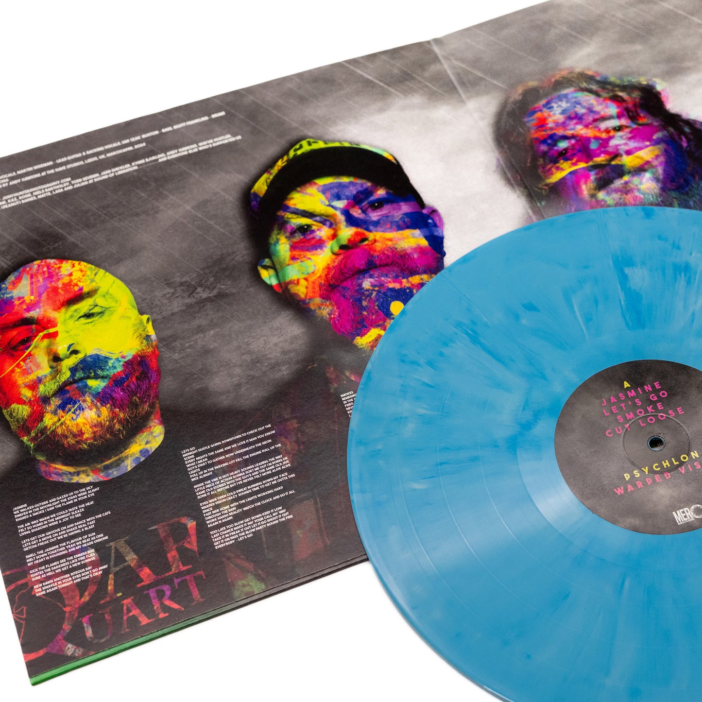Psychlona - Warped Vision (Vinilo desplegable - Mármol azul/blanco)