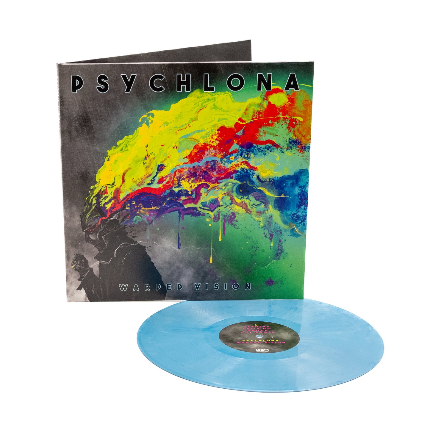 Psychlona - Warped Vision (Vinilo desplegable - Mármol azul/blanco)