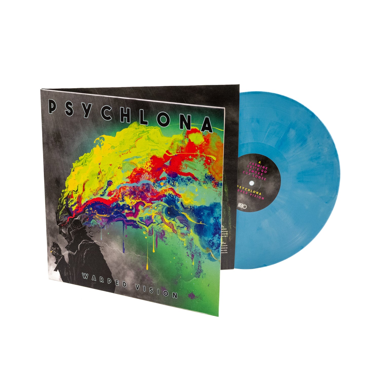 Psychlona - Warped Vision (Vinilo desplegable - Mármol azul/blanco)