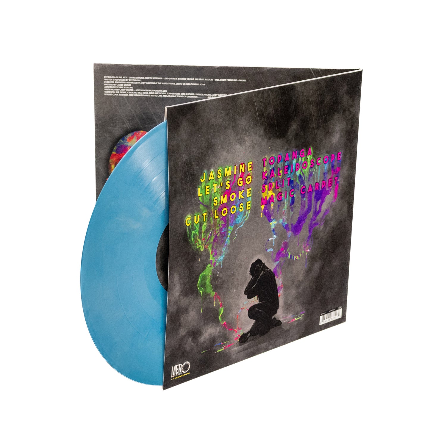 Psychlona - Warped Vision (Vinilo desplegable - Mármol azul/blanco)