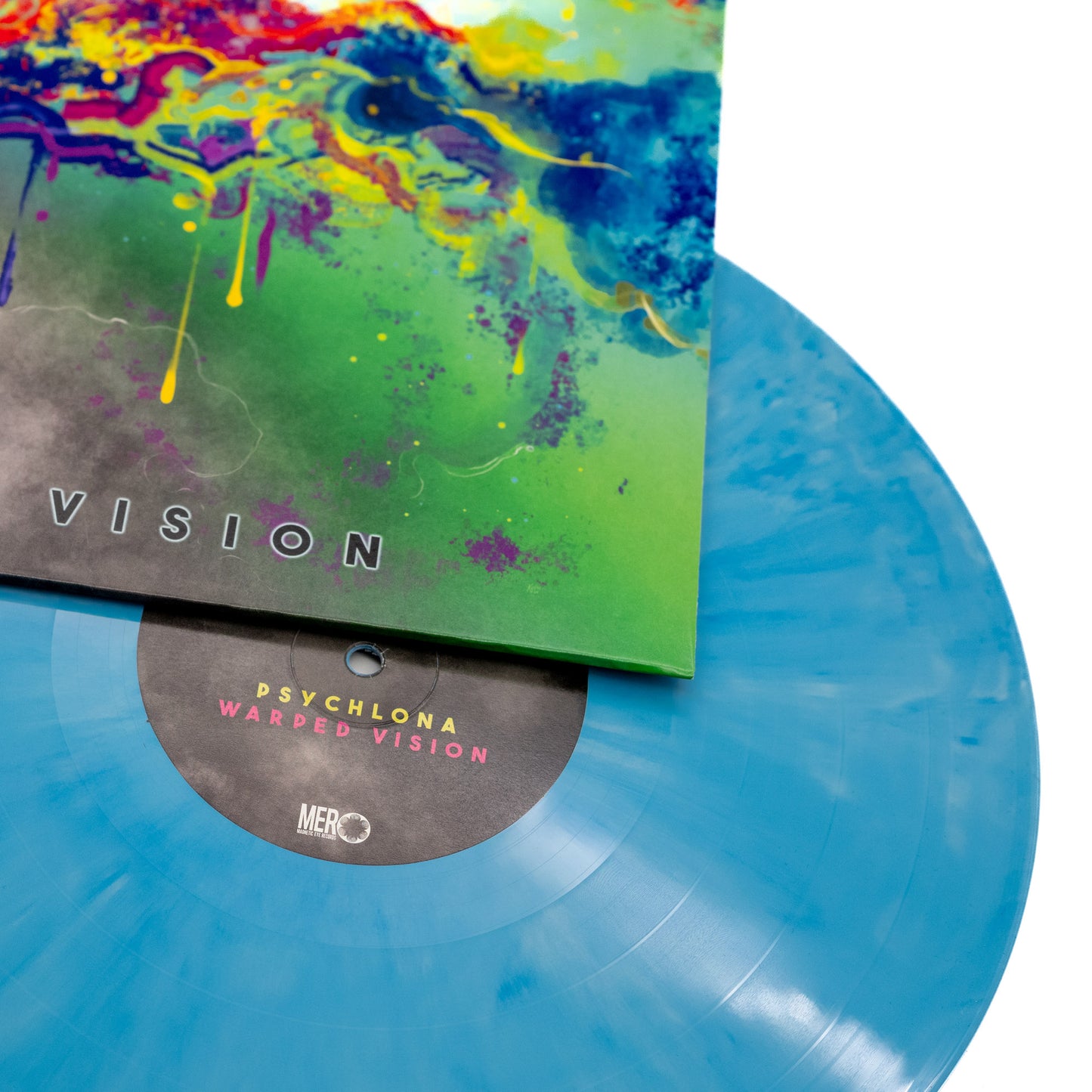 Psychlona - Warped Vision (Vinilo desplegable - Mármol azul/blanco)