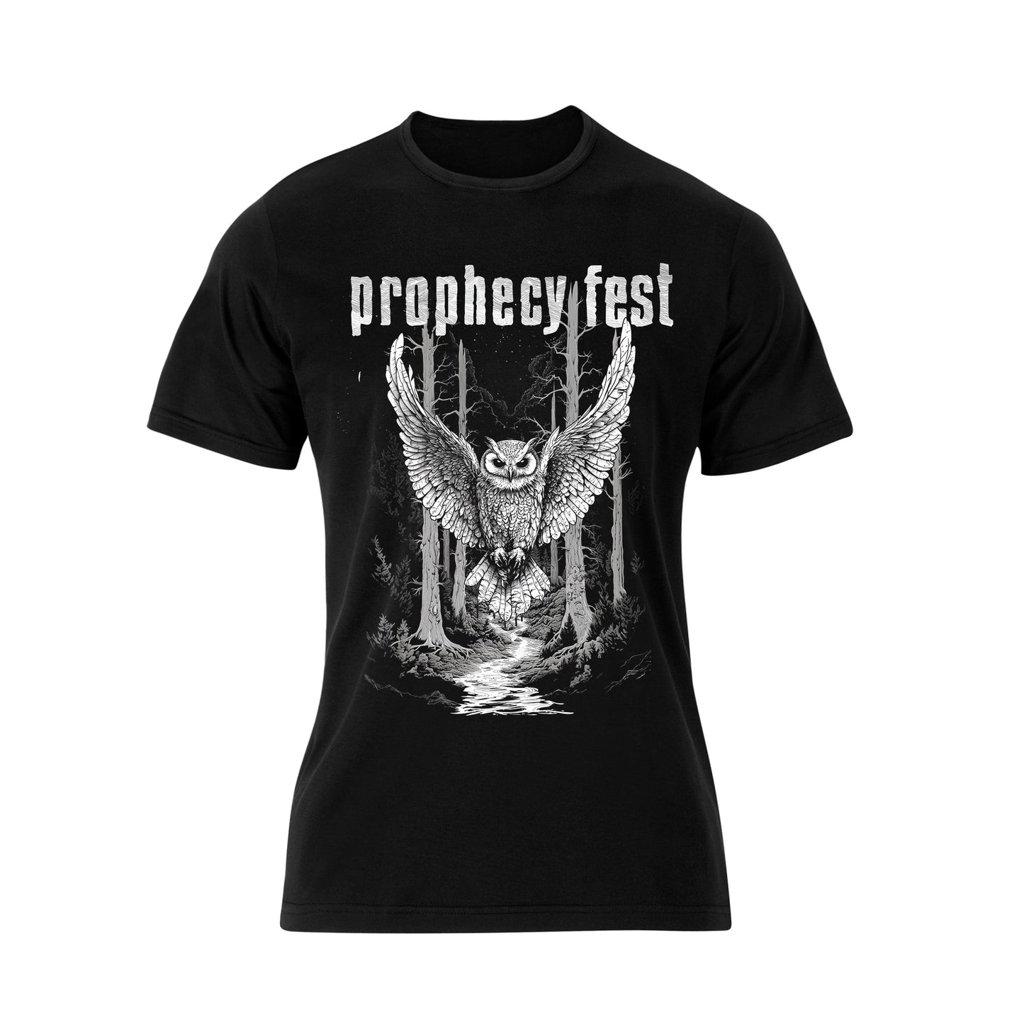 Prophecy Fest - Owl (Women’s Shirt - L - black)