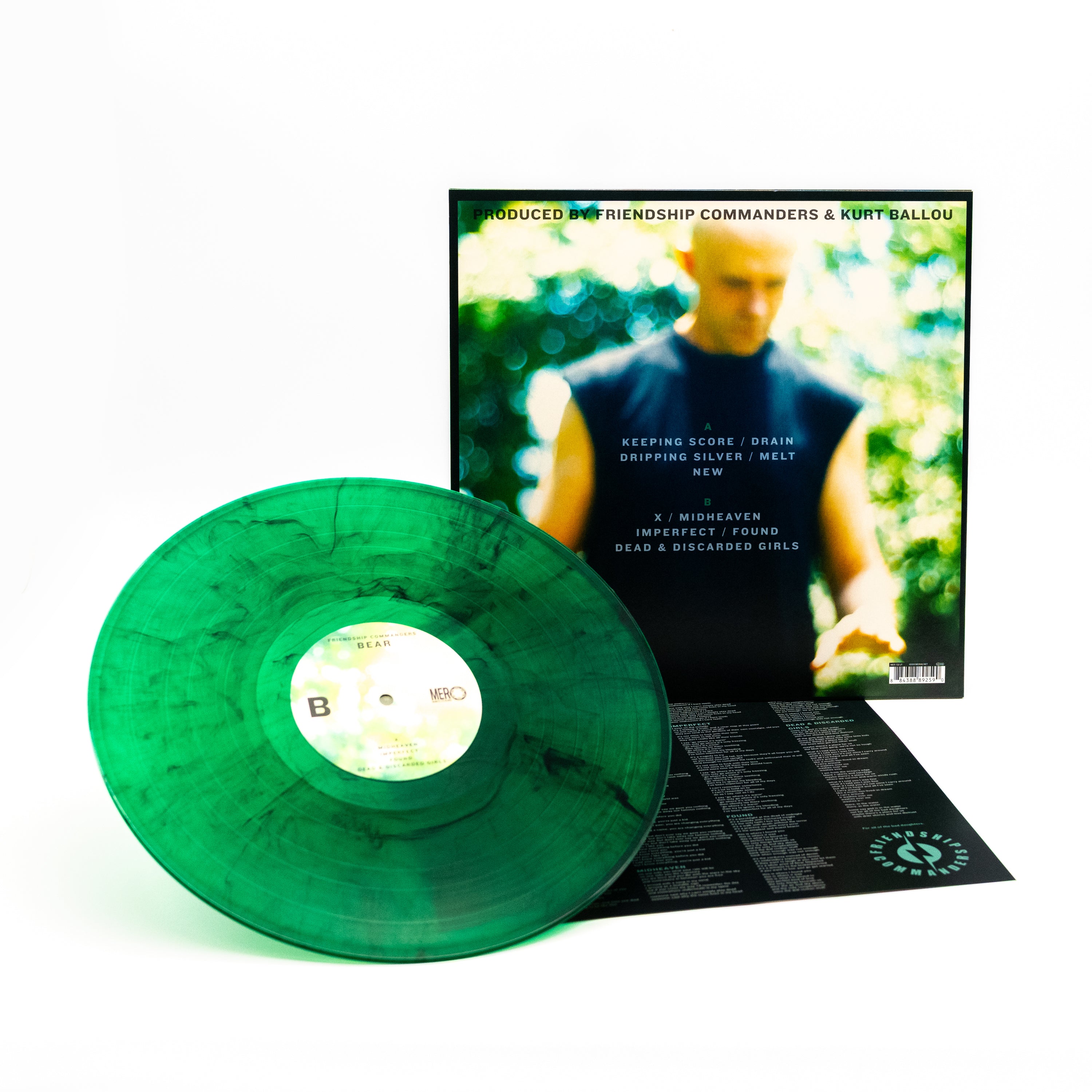 Friendship Commanders – Bear (Vinyl-LP – Grün/Schwarzer Marmor)