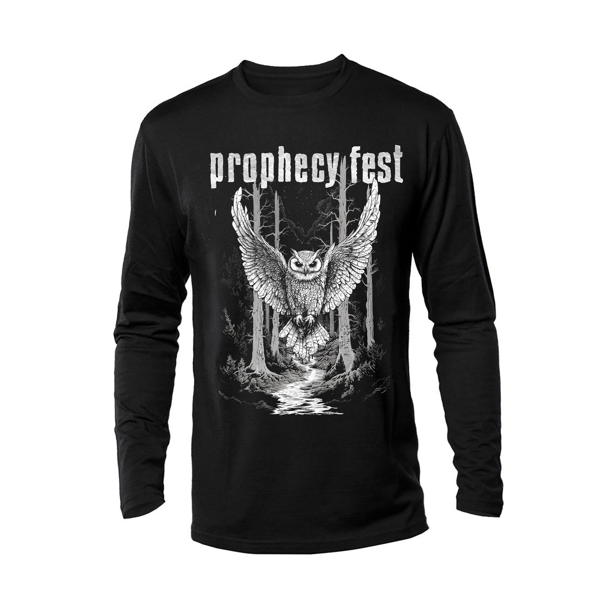 Prophecy Fest - Owl (Longsleeve - XXL - black)