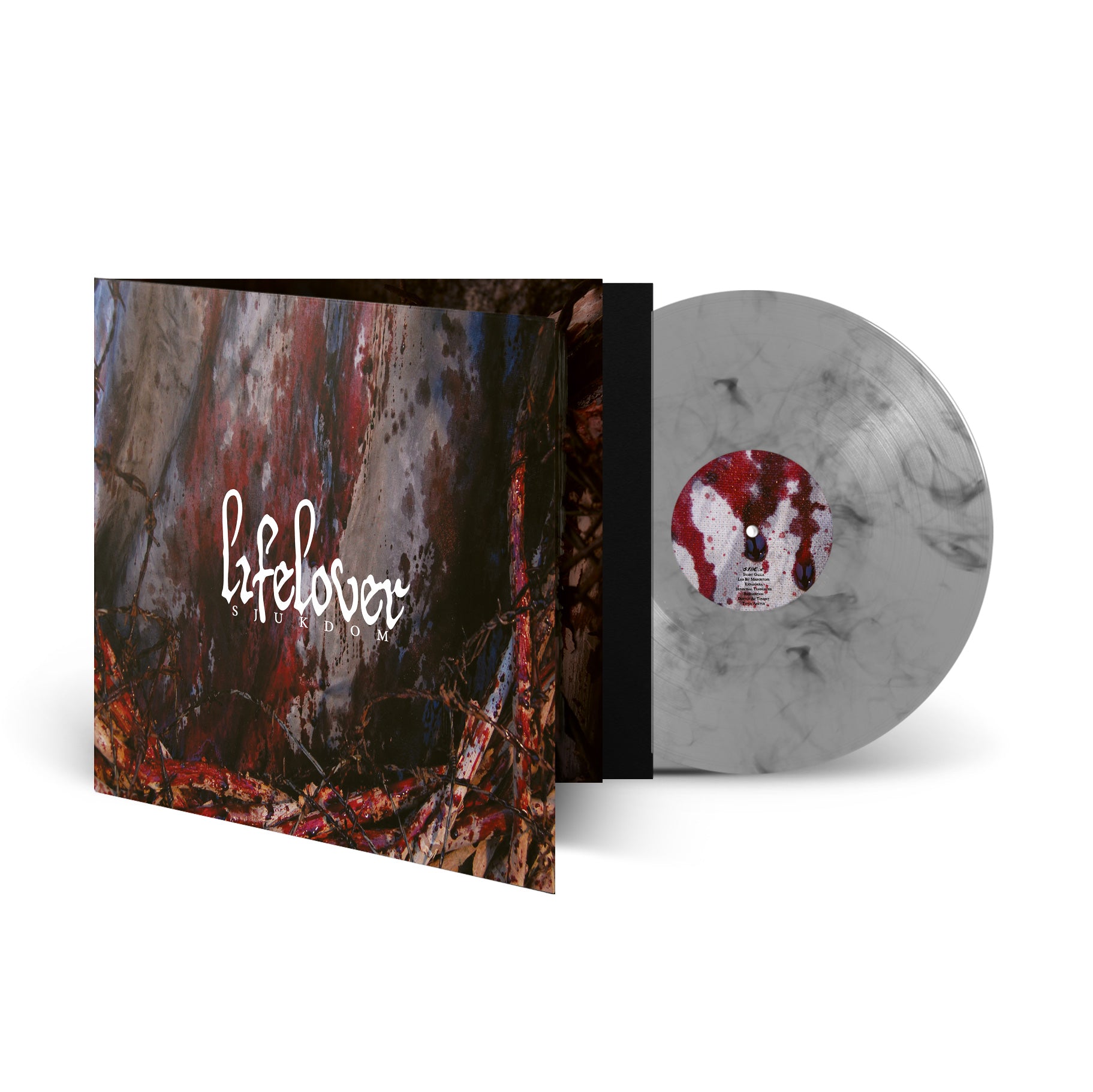 Lifelover - Sjukdom (Vinyl Gatefold LP - Silver/Black Marble)