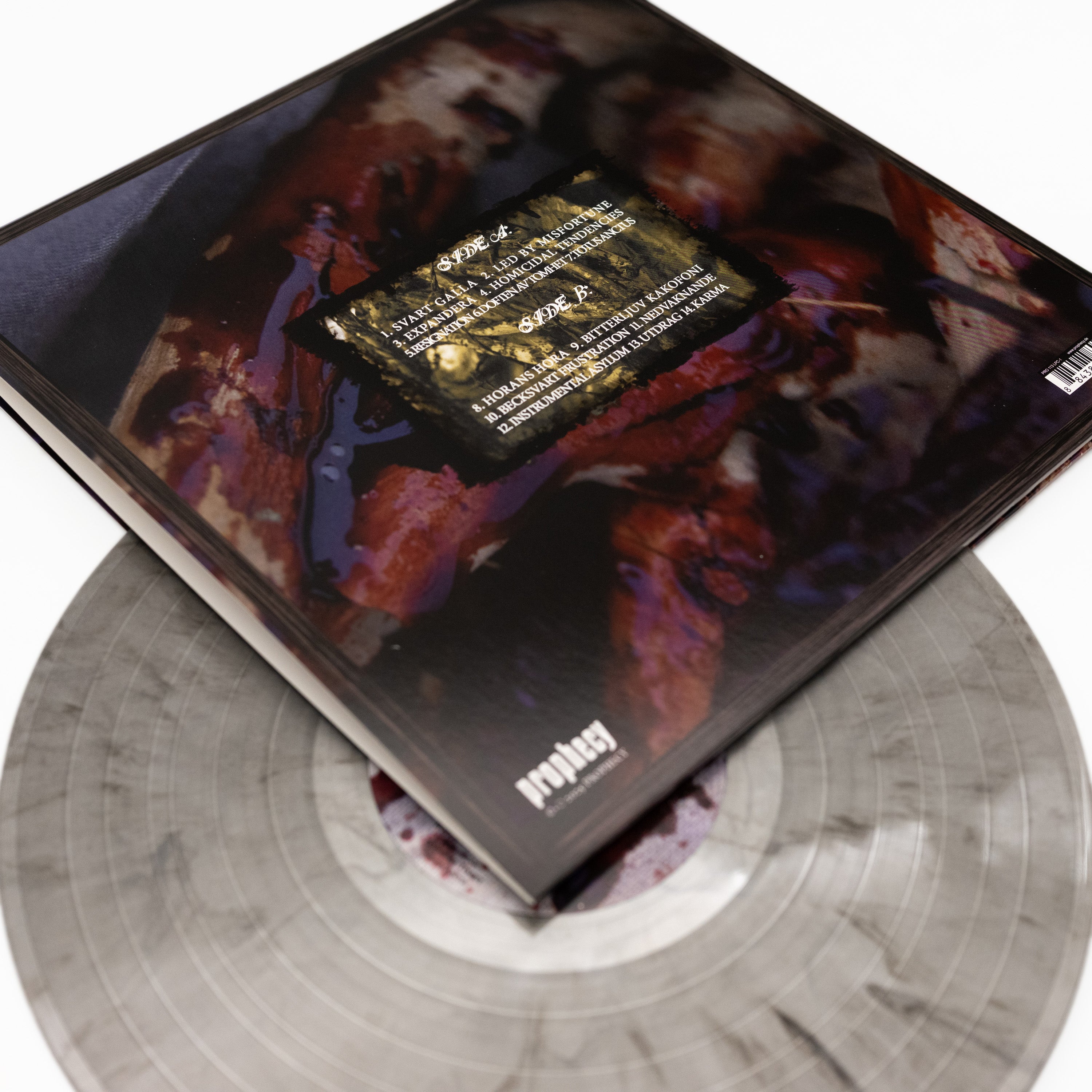 Lifelover - Sjukdom (Vinyl Gatefold LP - Silver/Black Marble)