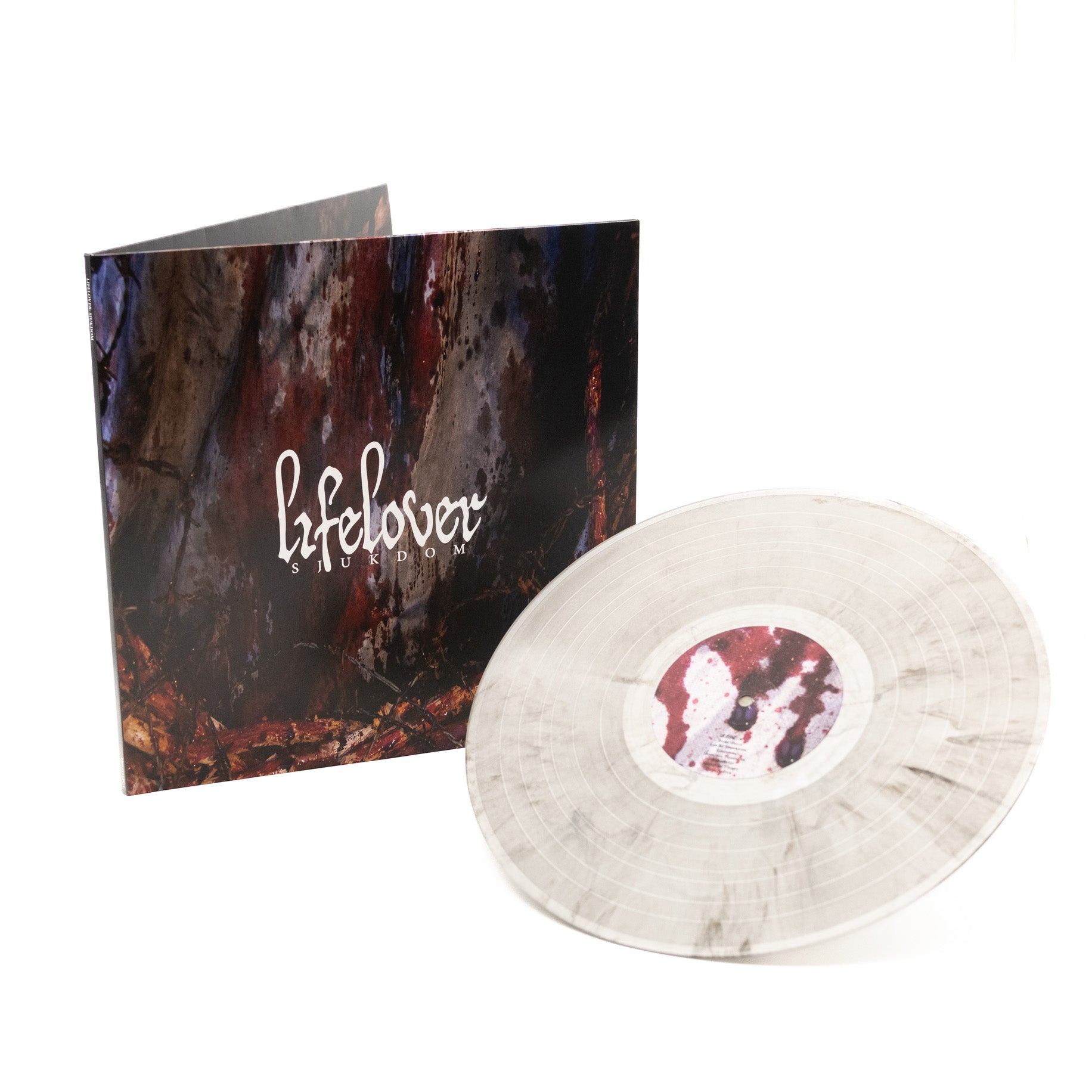 Lifelover - Sjukdom (Vinyl Gatefold LP - Silver/Black Marble)