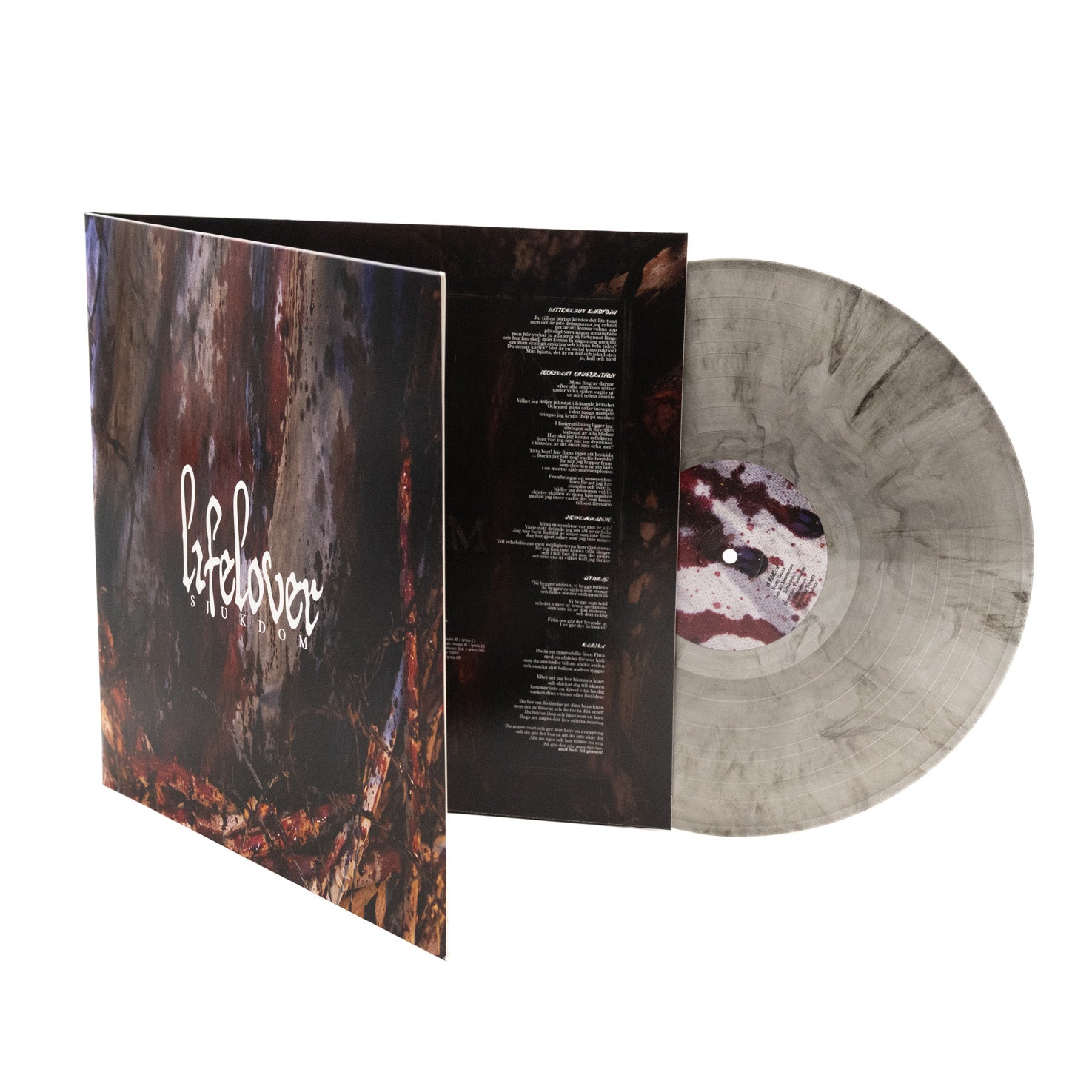 Lifelover - Sjukdom (Vinyl Gatefold LP - Silver/Black Marble)