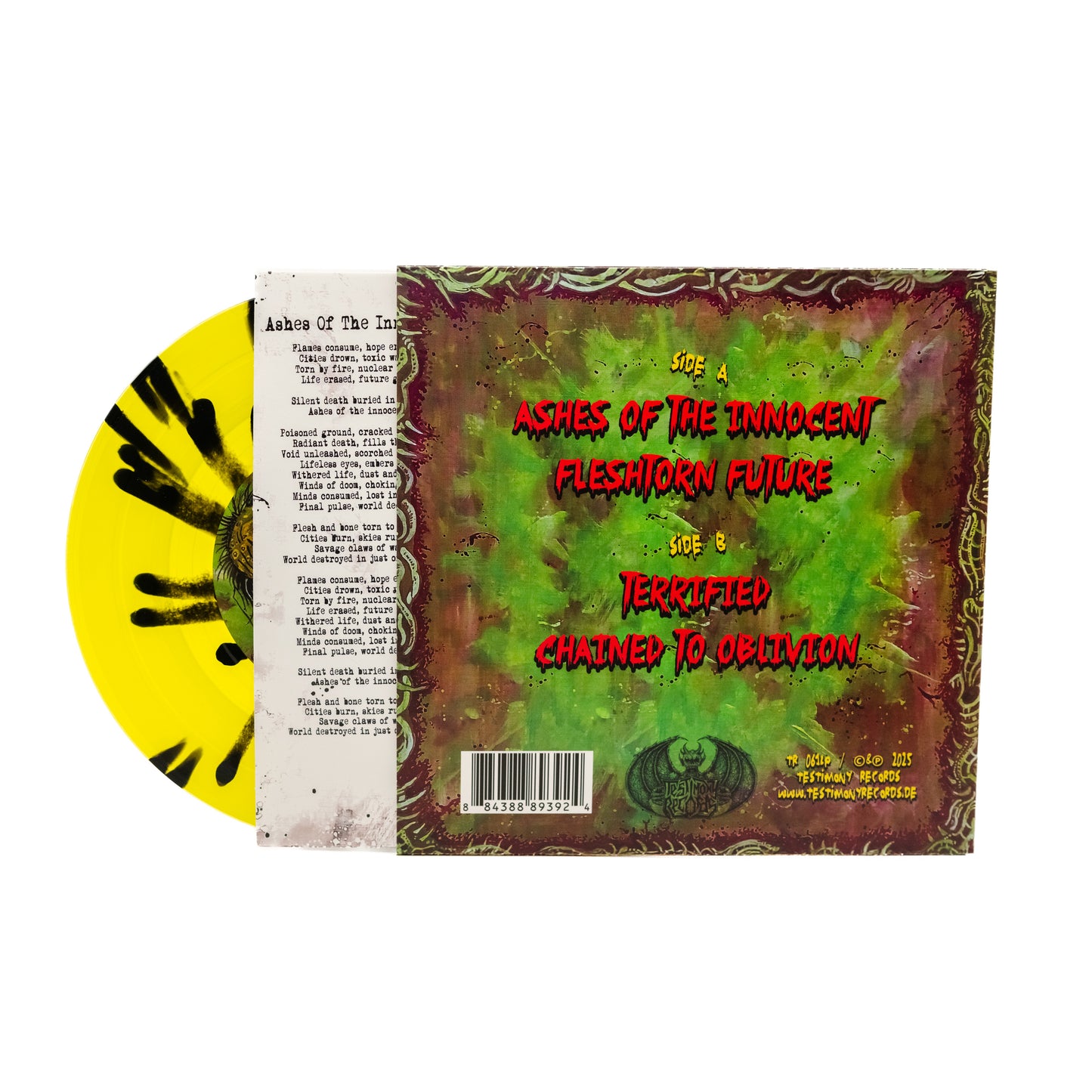 Slaughterday - Terrified (Vinyl 7" - Splatter)
