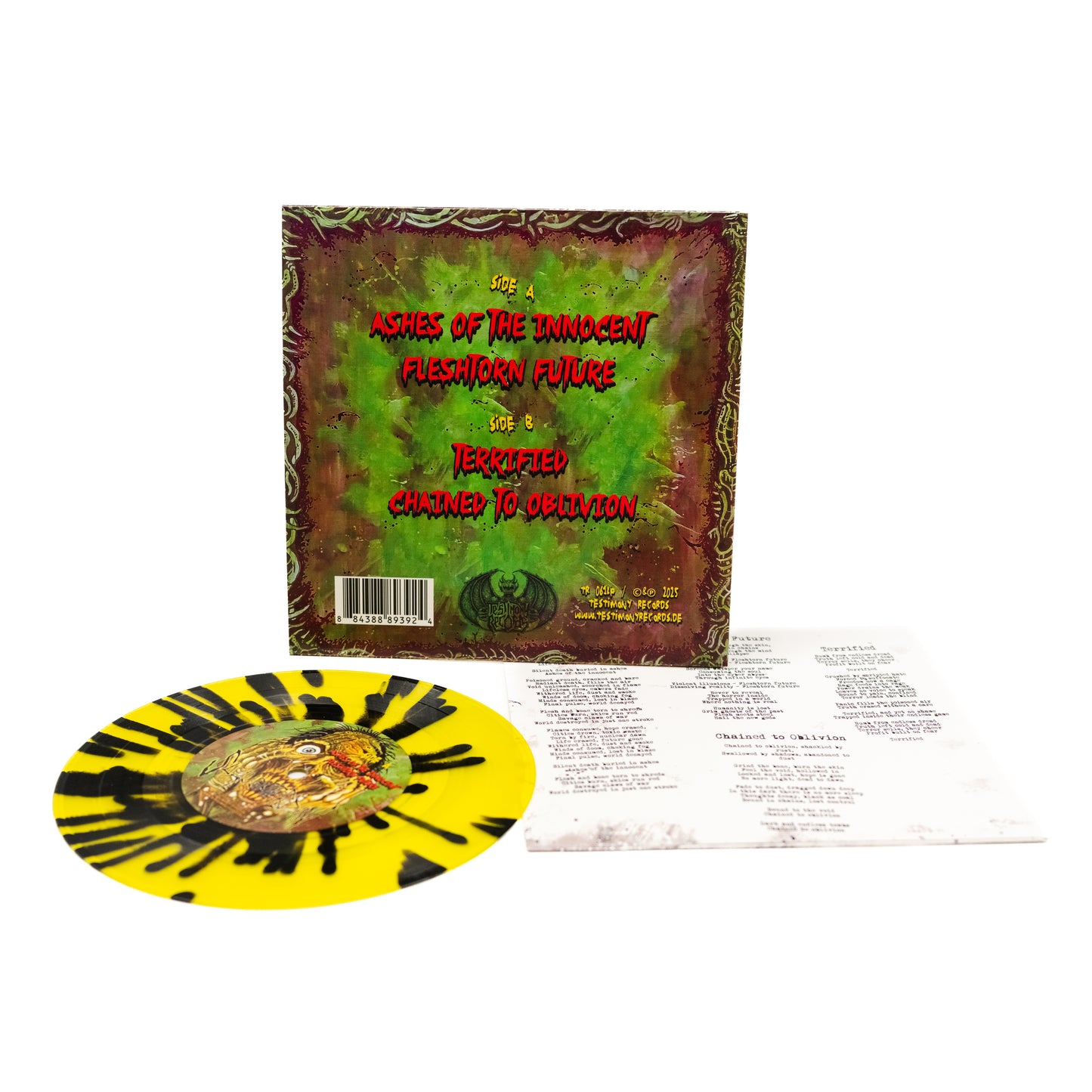 Slaughterday - Terrified (Vinyl 7" - Splatter)