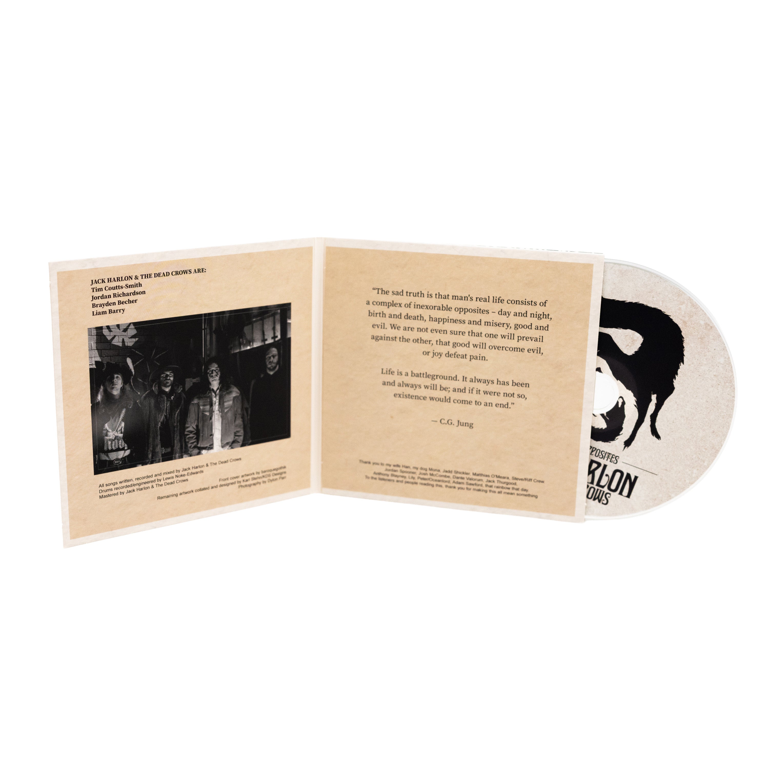 Jack Harlon & The Dead Crows - Inexorable Opposites (CD Digisleeve)