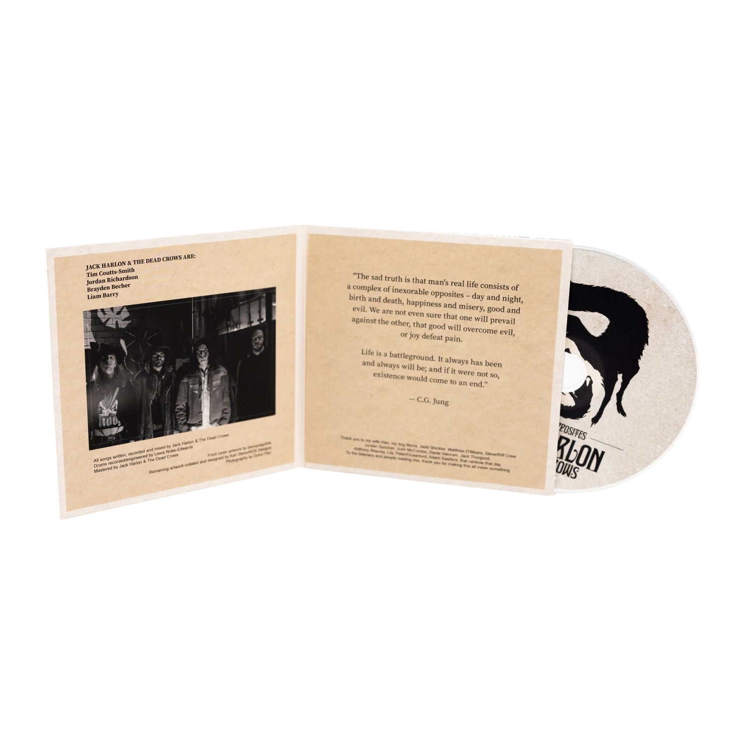 Jack Harlon & The Dead Crows - Inexorable Opposites (CD Digisleeve)