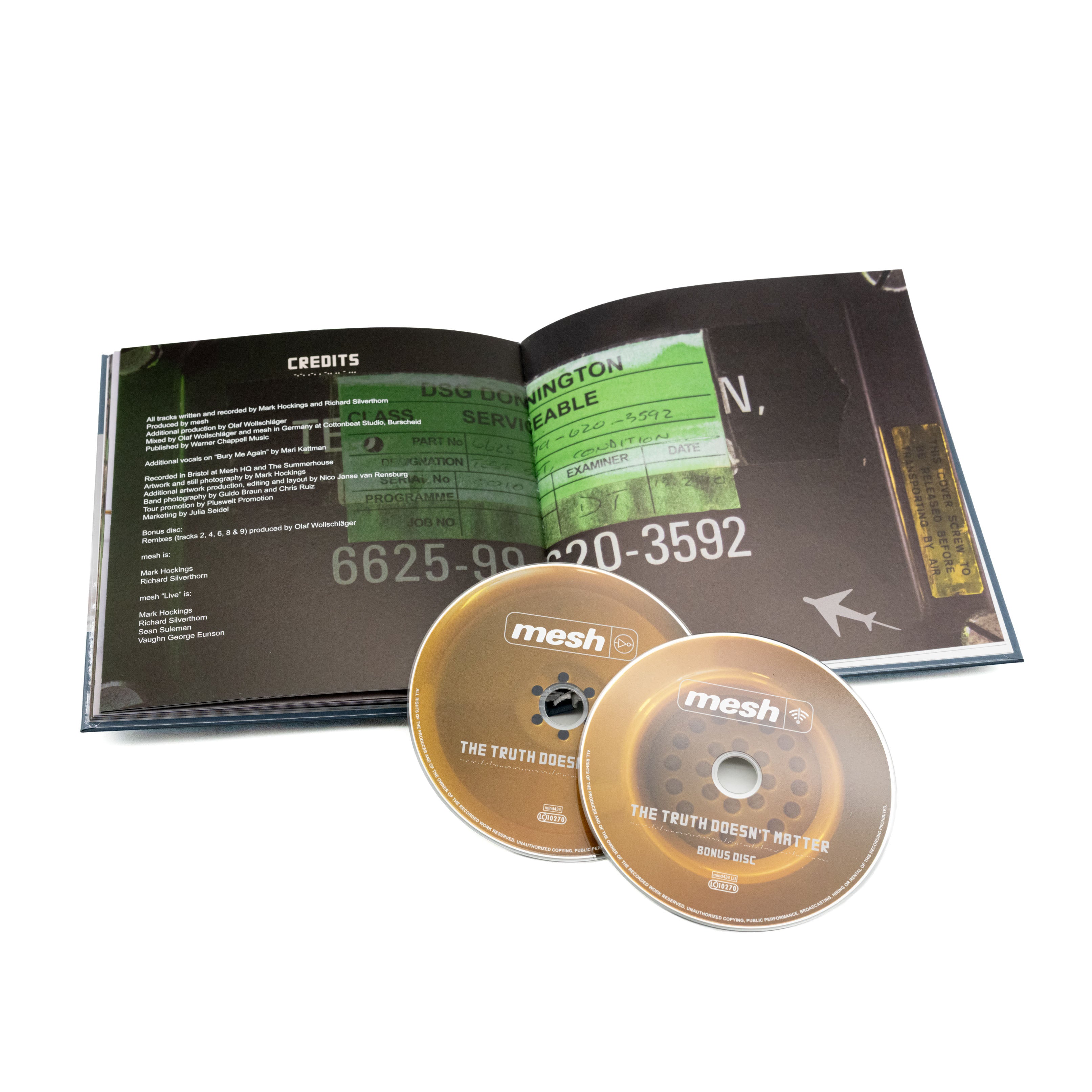 Mesh - The Truth Doesn't Matter (Artbook 2-CD)