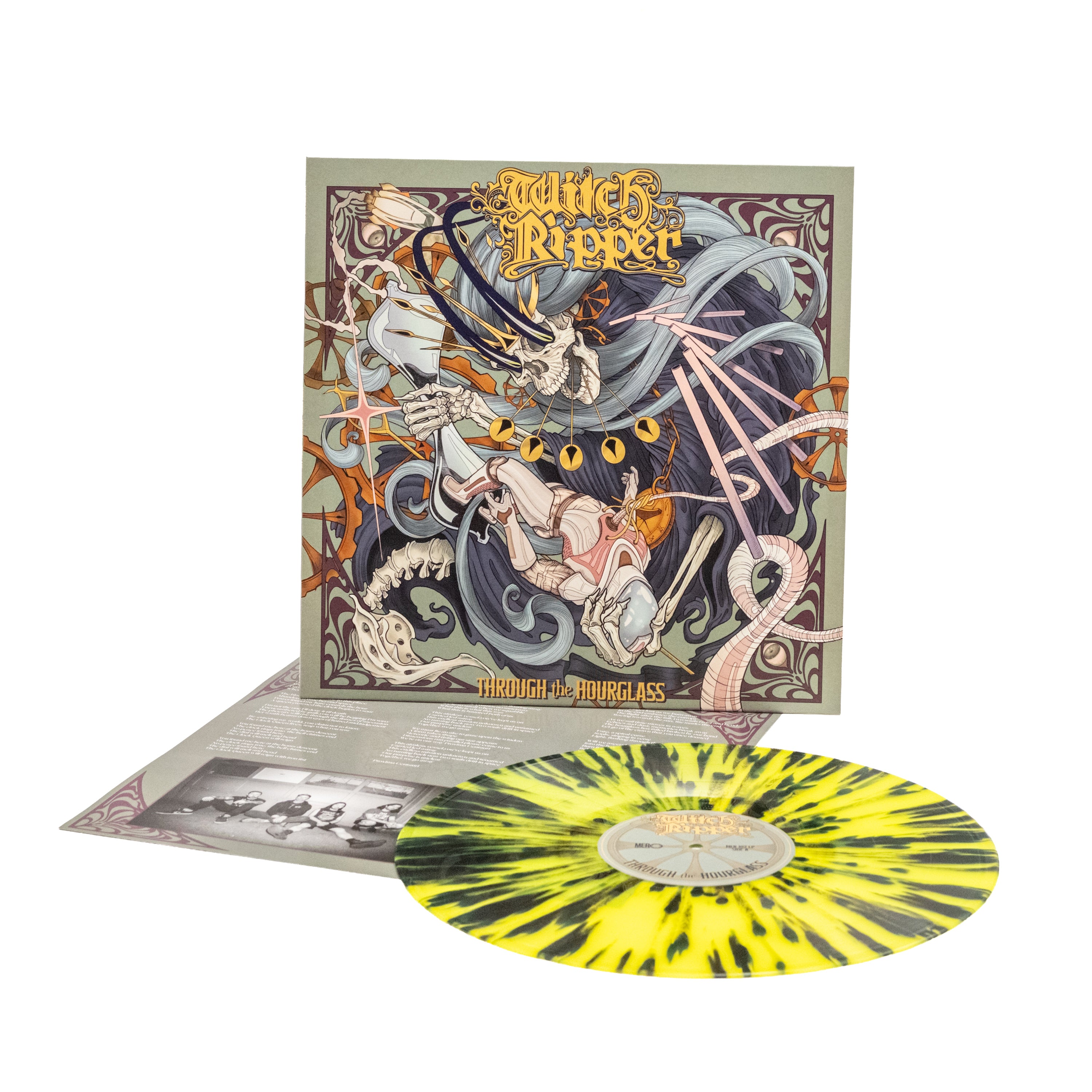 Witch Ripper - Through The Hourglass (Vinyl LP - Yellow/Black Splatter)