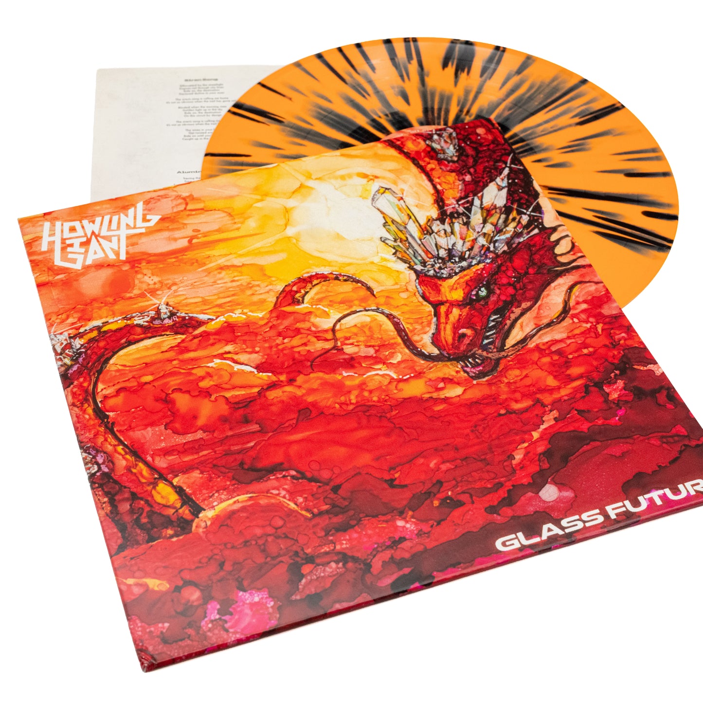 Howling Giant - Glass Future (Vinyl LP - Orange/Black Splatter)