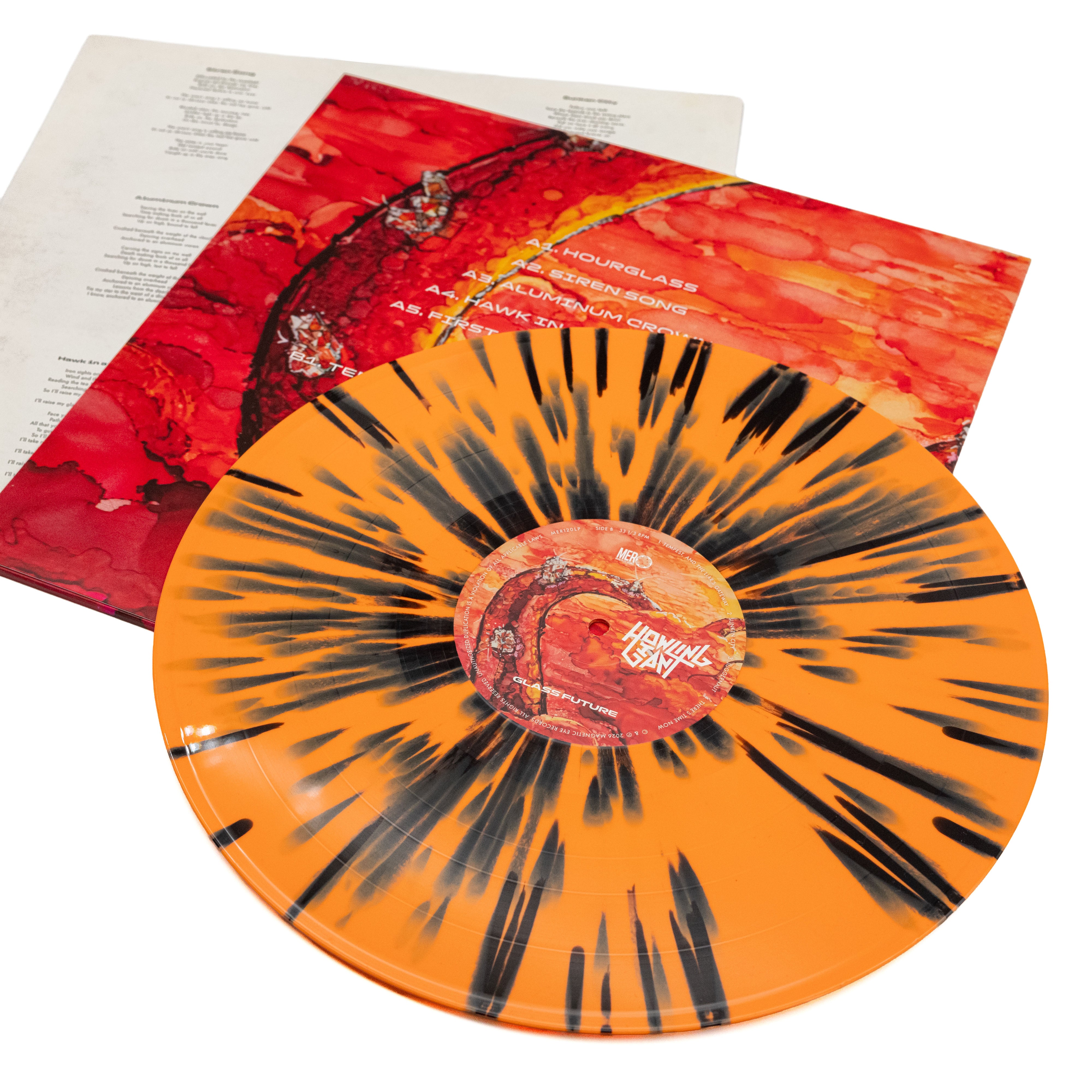 Howling Giant - Glass Future (Vinyl LP - Orange/Black Splatter)