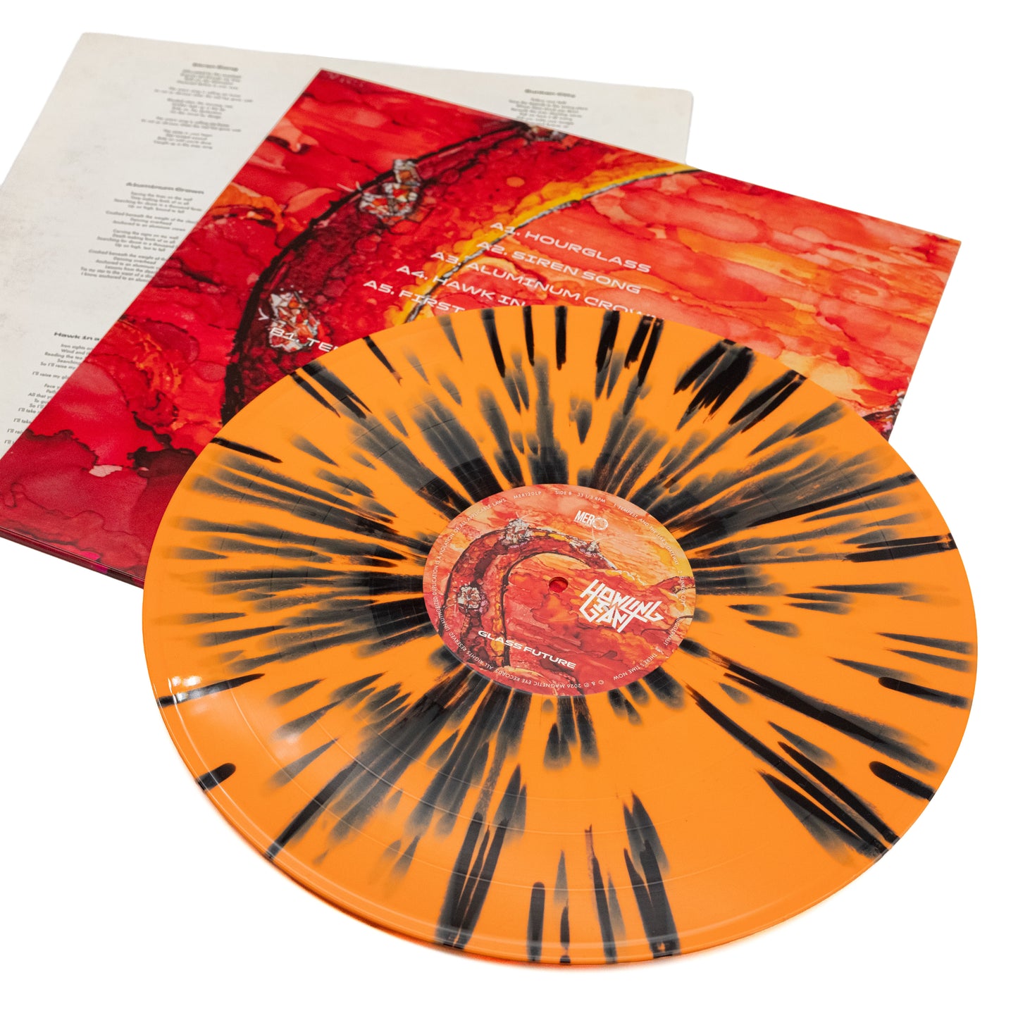 Howling Giant - Glass Future (Vinyl LP - Orange/Black Splatter)
