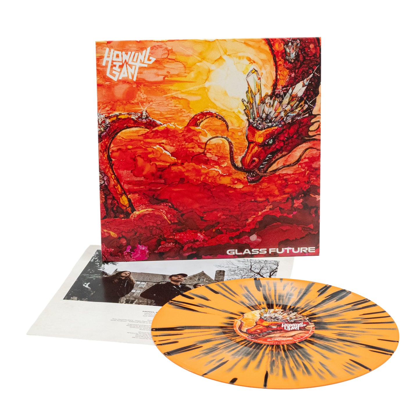 Howling Giant - Glass Future (Vinyl LP - Orange/Black Splatter)