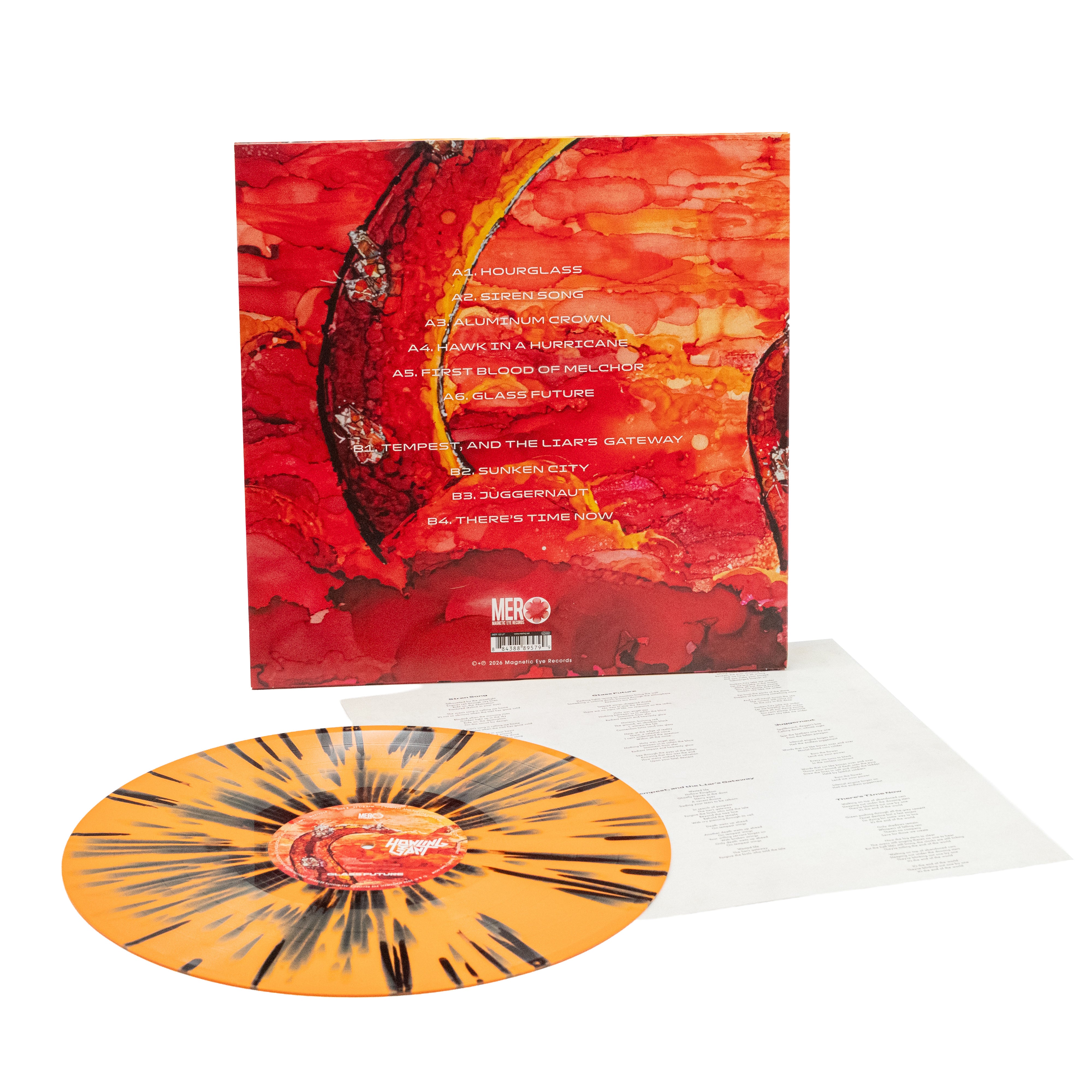 Howling Giant - Glass Future (Vinyl LP - Orange/Black Splatter)