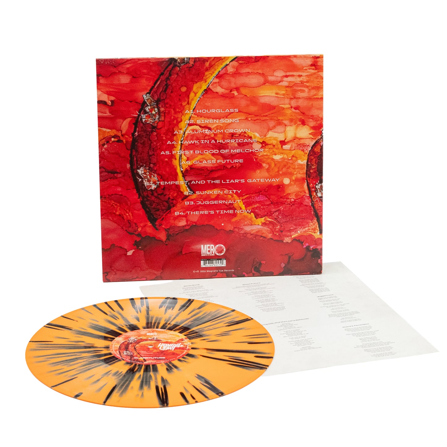 Howling Giant - Glass Future (Vinyl LP - Orange/Black Splatter)