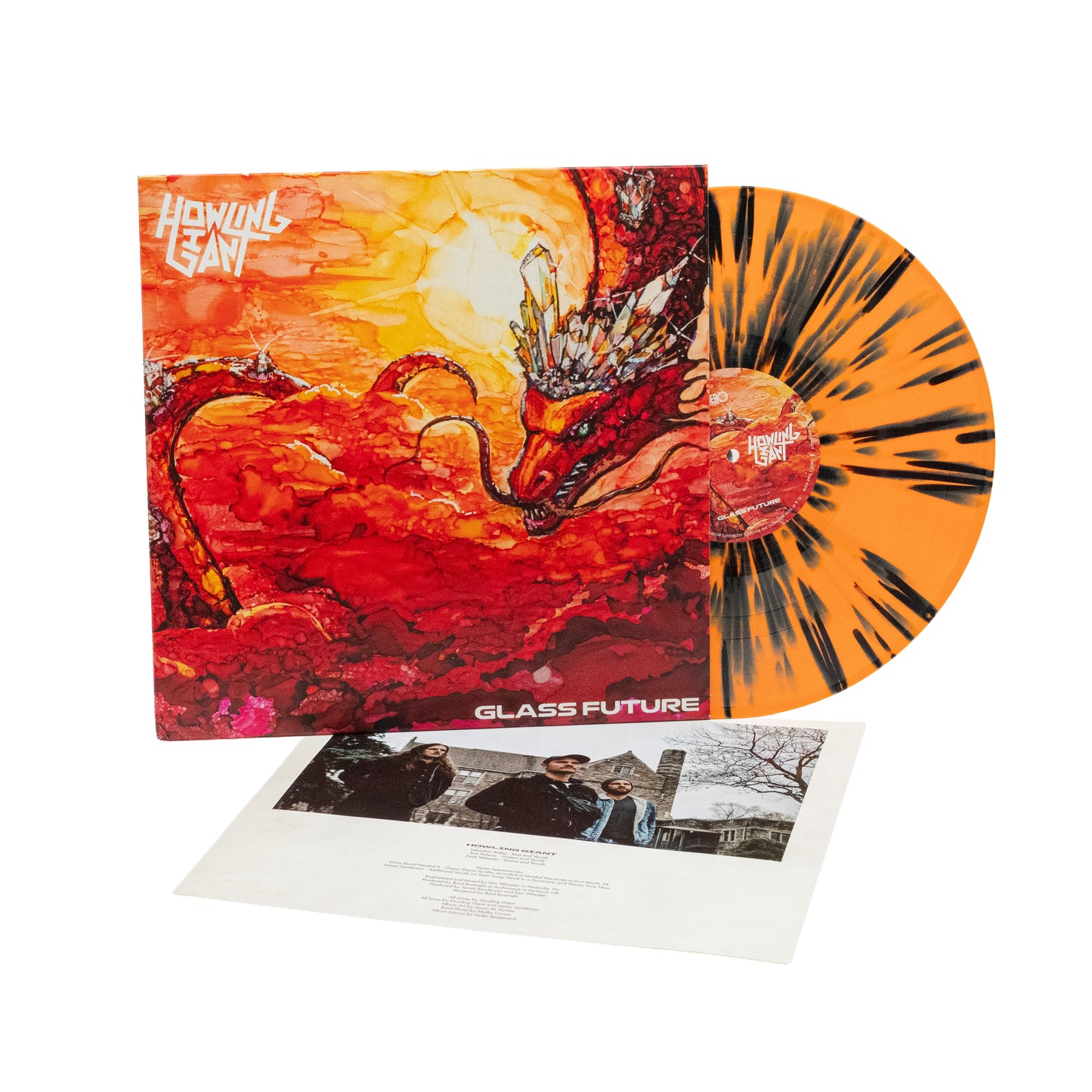 Howling Giant - Glass Future (Vinyl LP - Orange/Black Splatter)