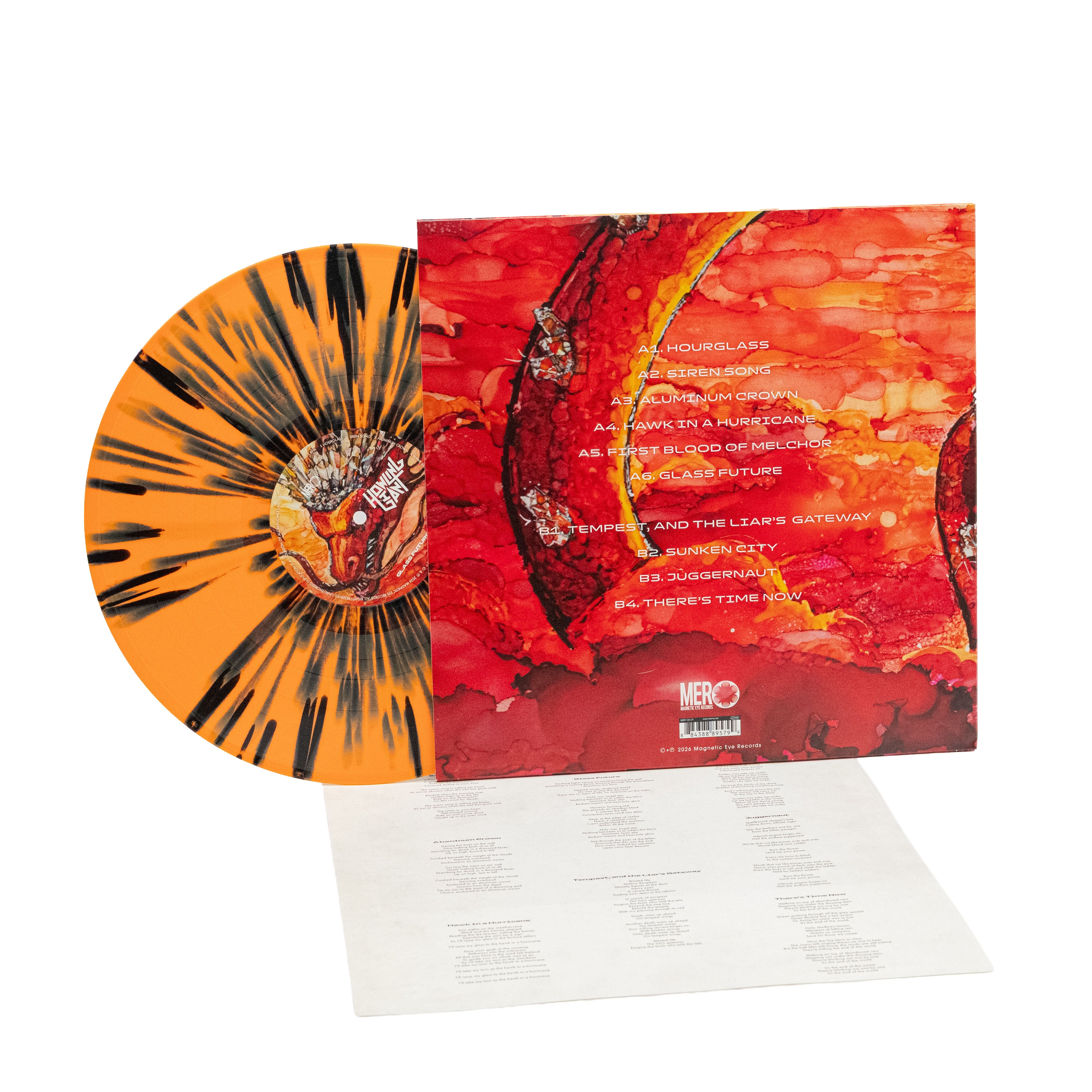 Howling Giant - Glass Future (Vinyl LP - Orange/Black Splatter)