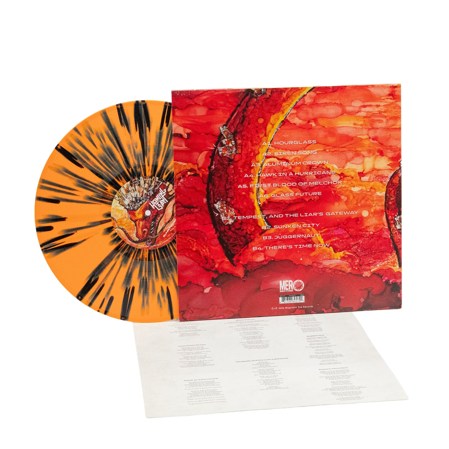 Howling Giant - Glass Future (Vinyl LP - Orange/Black Splatter)