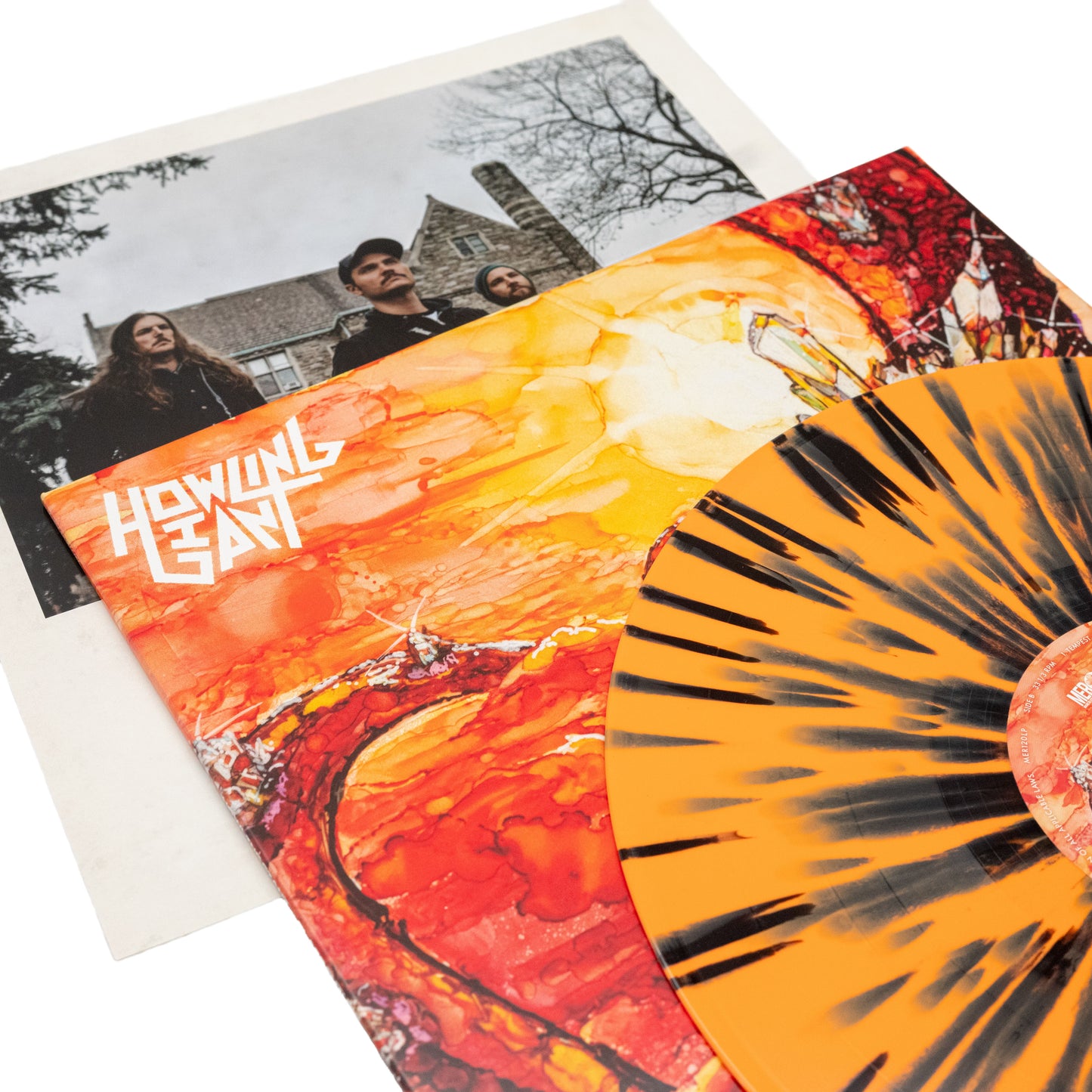 Howling Giant - Glass Future (Vinyl LP - Orange/Black Splatter)