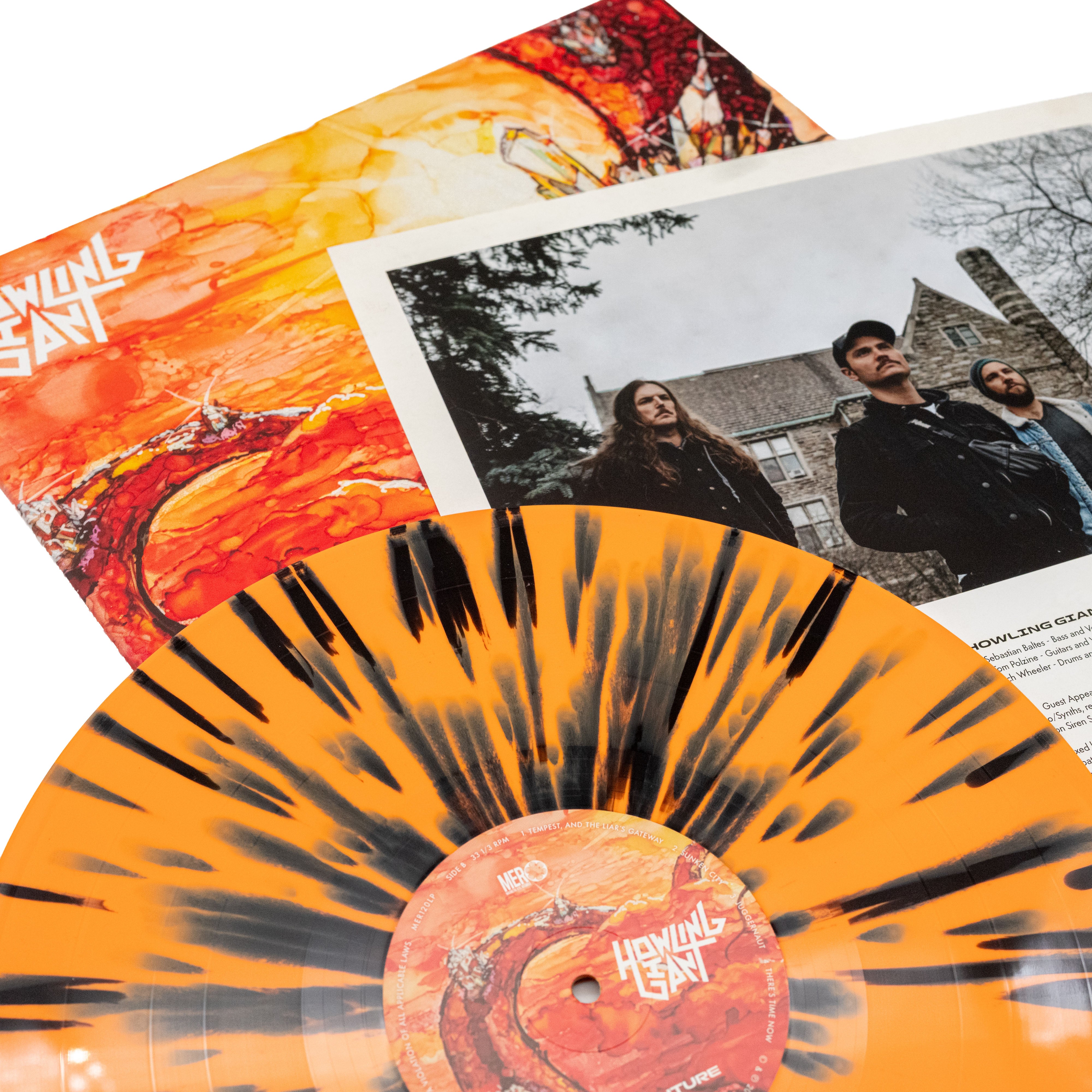 Howling Giant - Glass Future (Vinyl LP - Orange/Black Splatter)