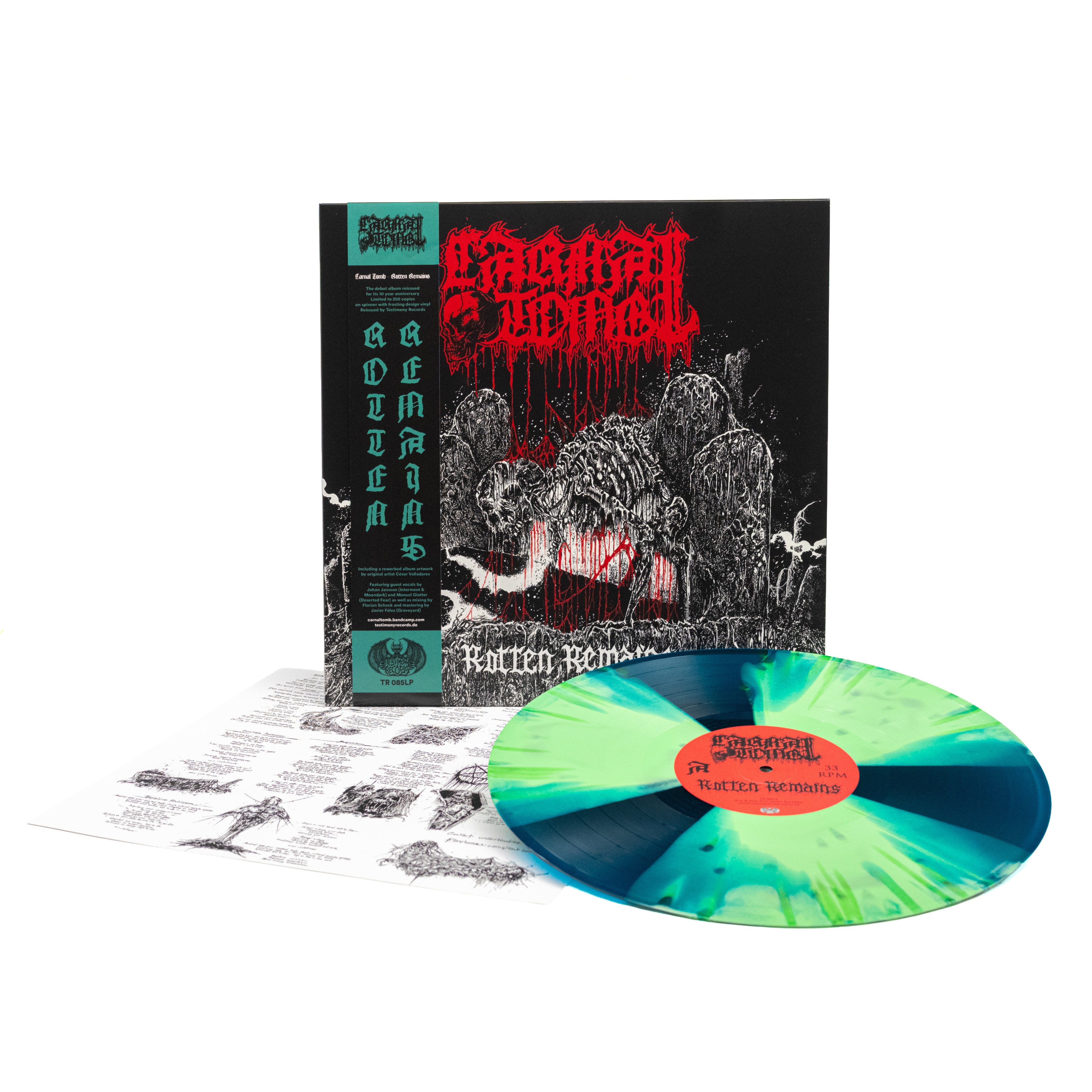 Carnal Tomb - Rotten Remains (Vinyl LP - Turquoise)