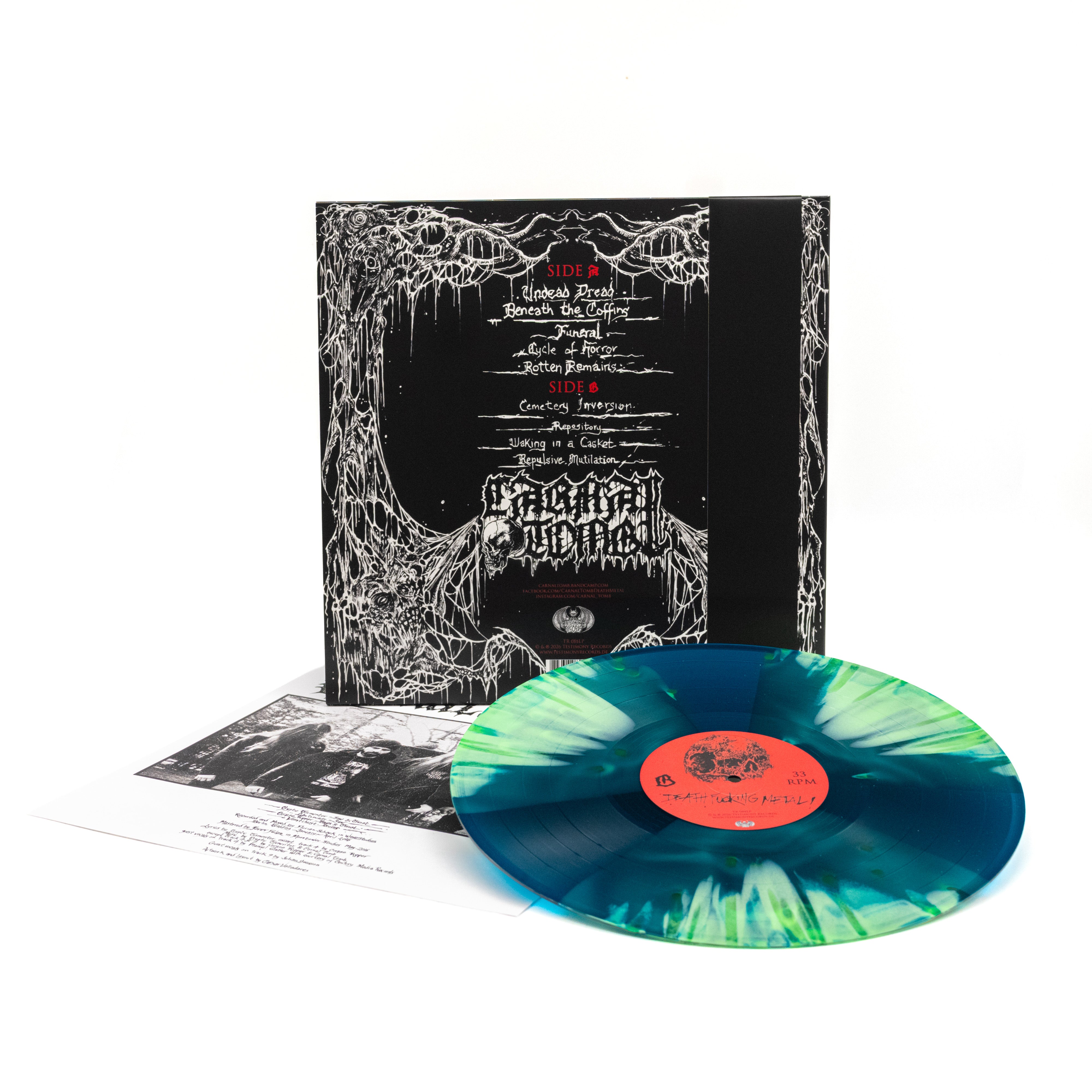 Carnal Tomb - Rotten Remains (Vinyl LP - Turquoise)