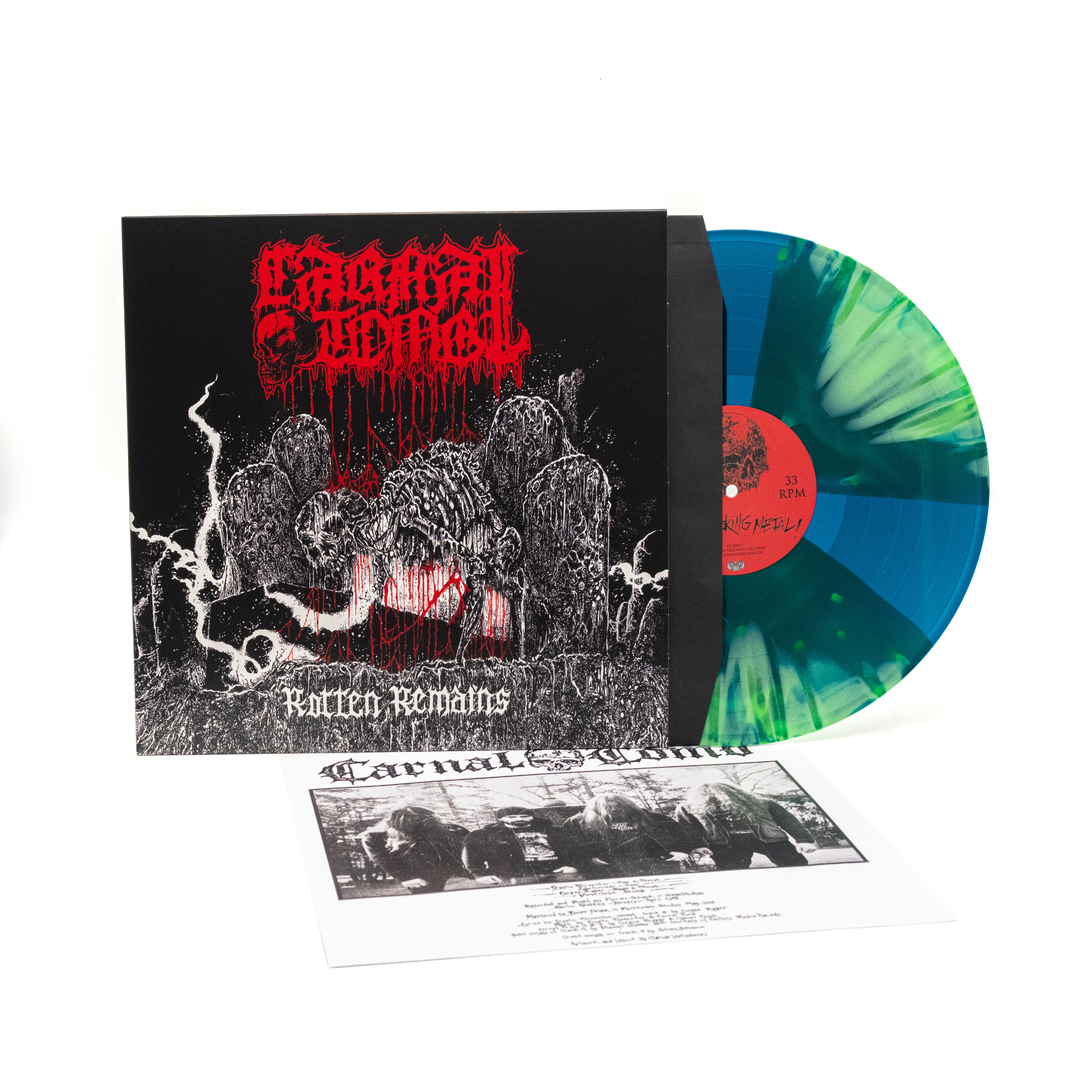 Carnal Tomb - Rotten Remains (Vinyl LP - Turquoise)