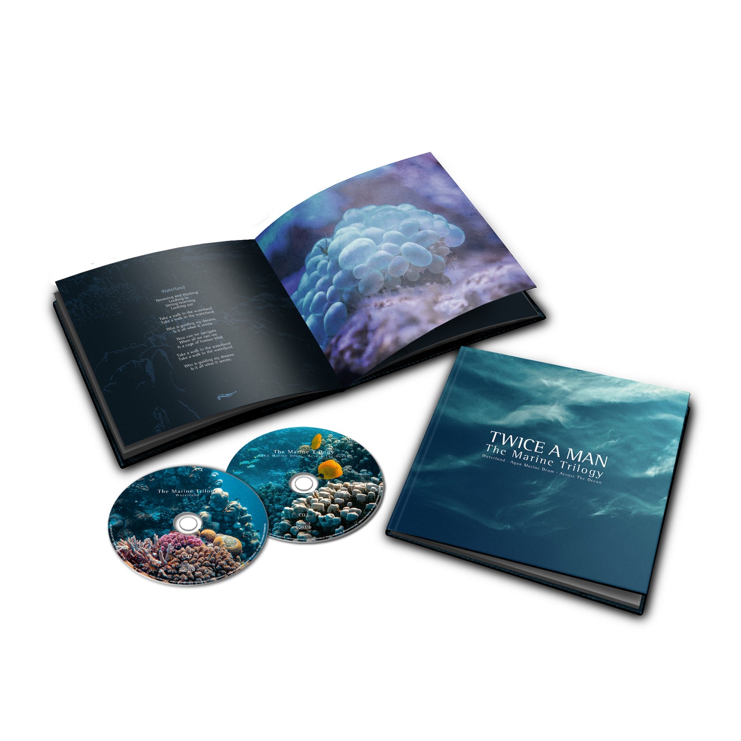 Twice A Man - The Marine Trilogy (Waterland / Aqua Marine Drum / Across The Ocean) (Artbook 2-CD)