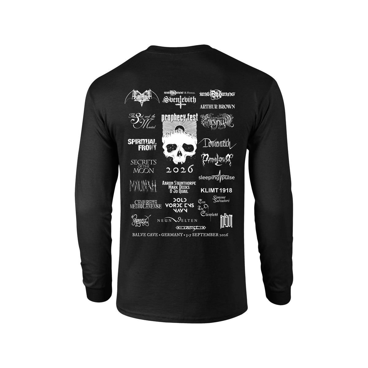 Prophecy Fest - Prophecy Fest 2026 (Longsleeve - black)